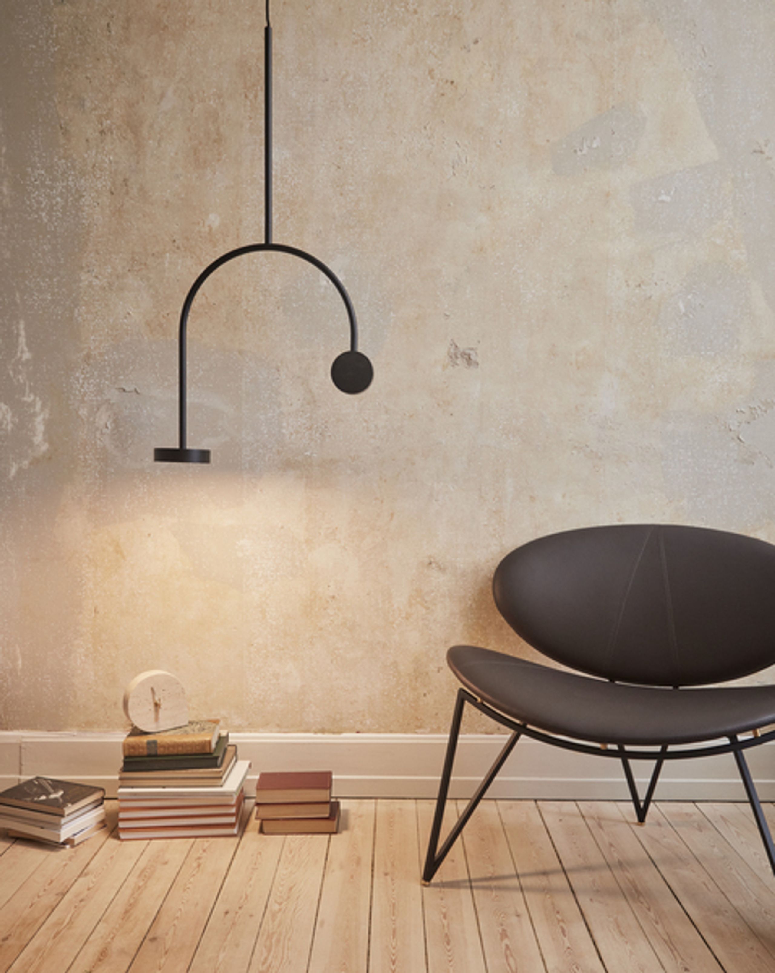 AYTM - Lounge chair - Semper Lounge Chair - Black/Black