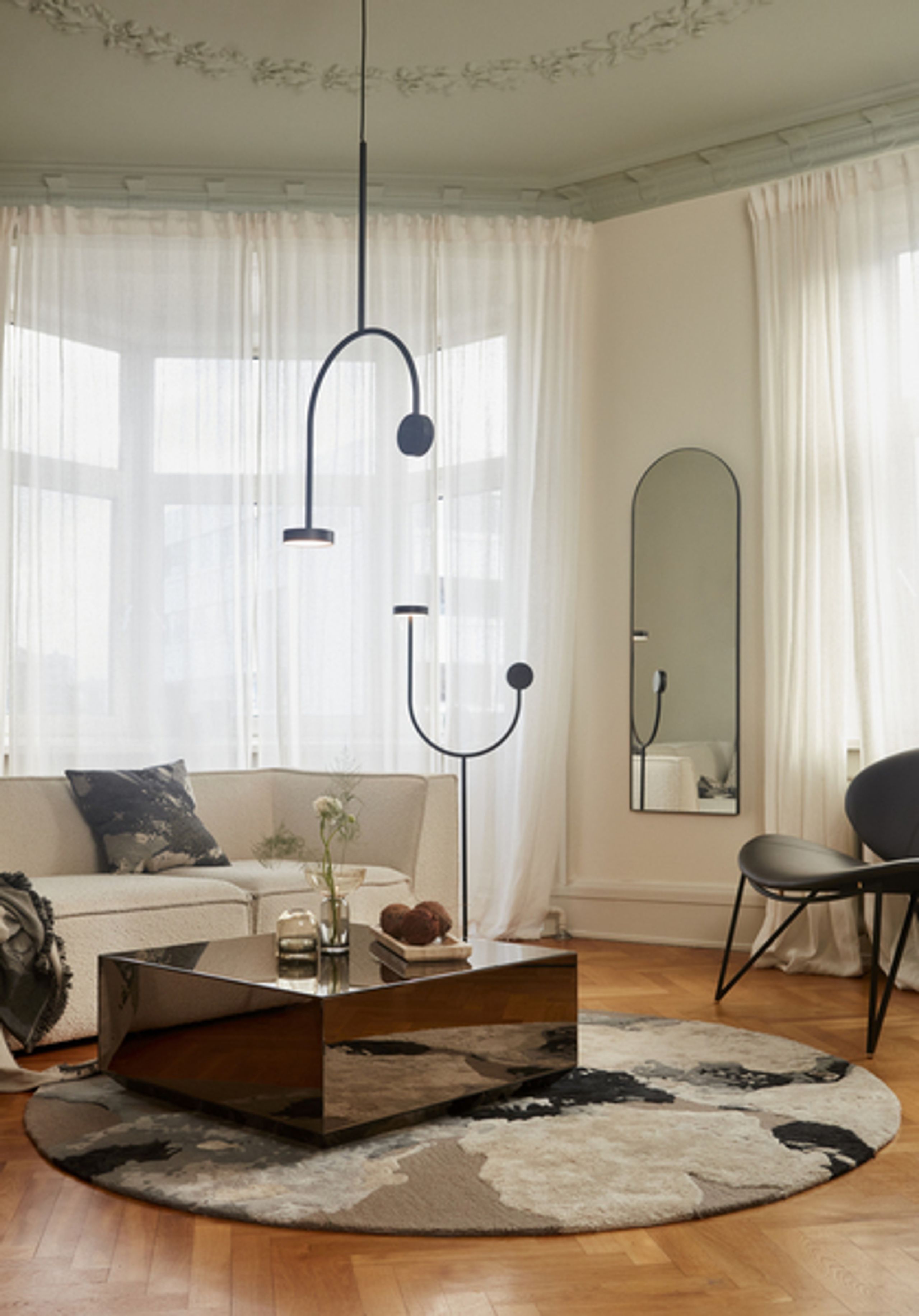 AYTM - Lounge chair - Semper Lounge Chair - Black/Black