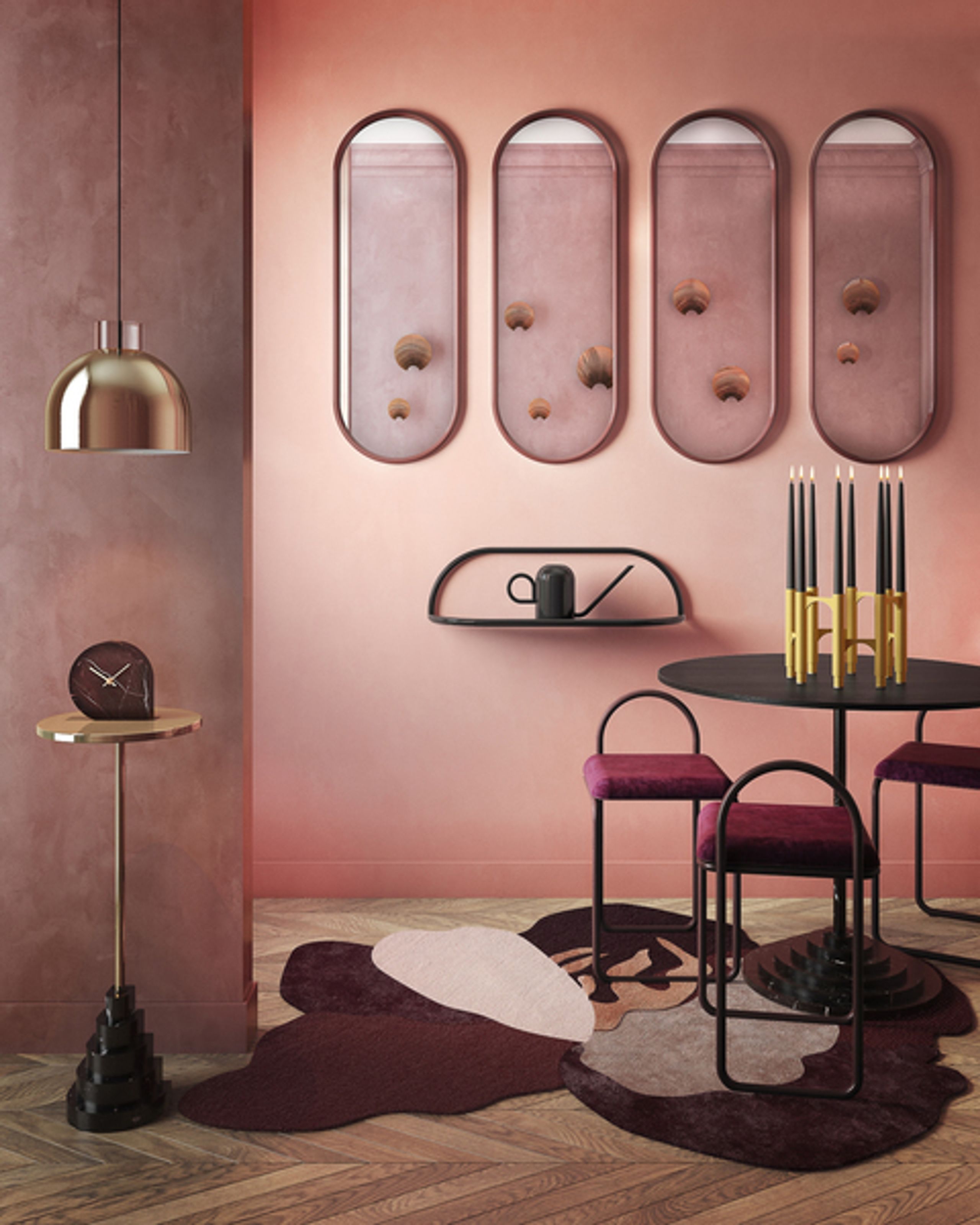 AYTM - Uhr - Stilla Clock - Forest