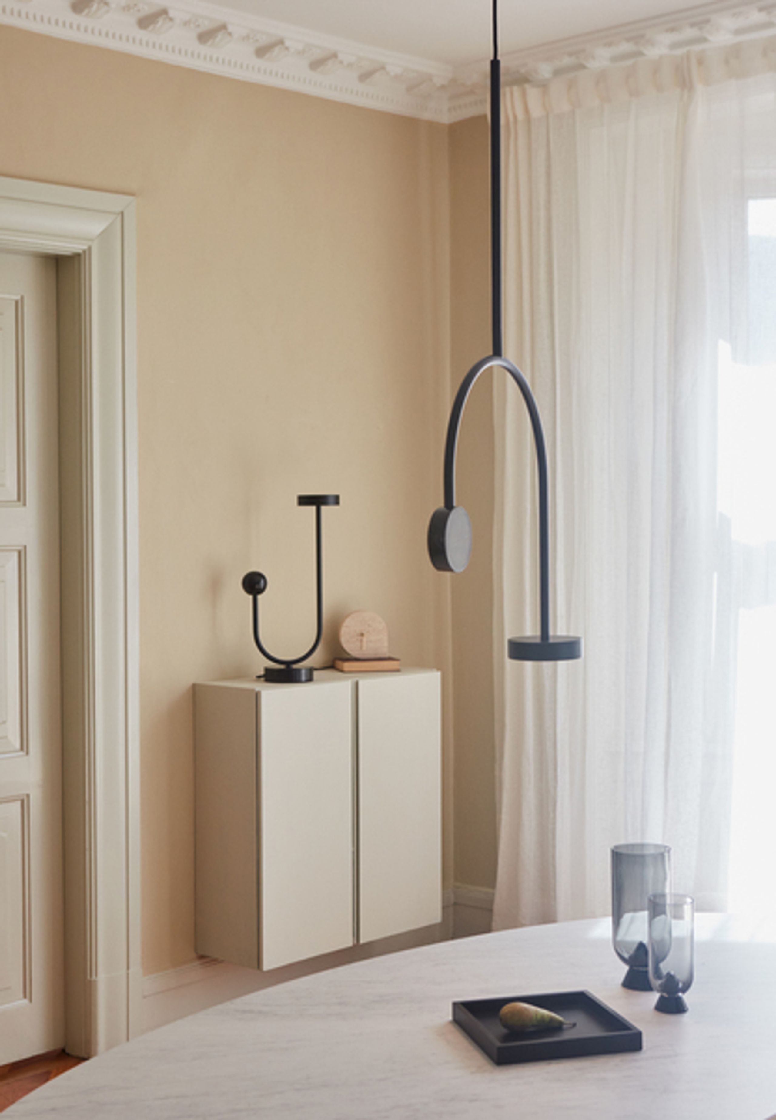 AYTM - Clock - Stilla Clock - Travertine