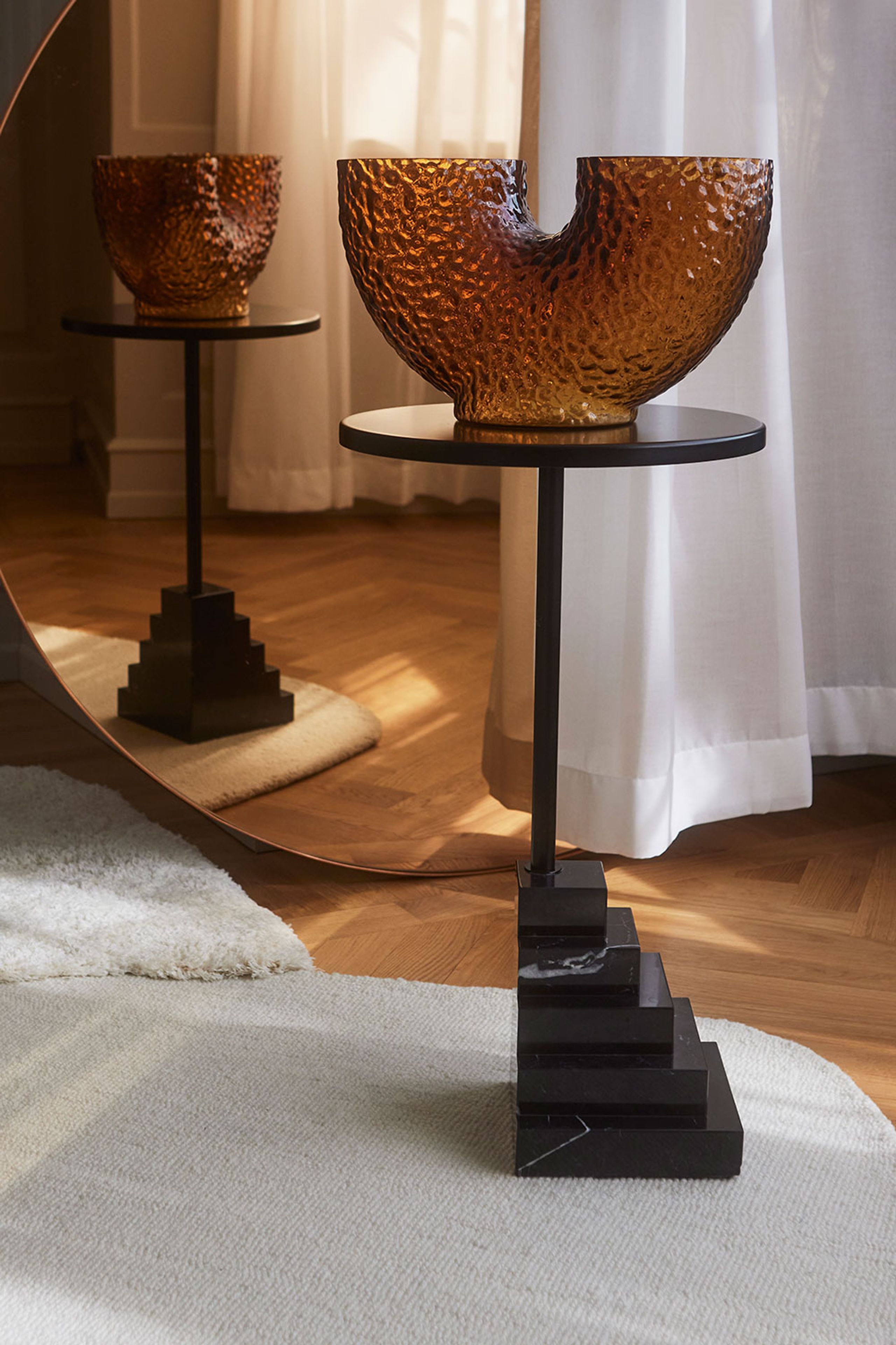 AYTM - Vase - ARURA Vase - Black Large