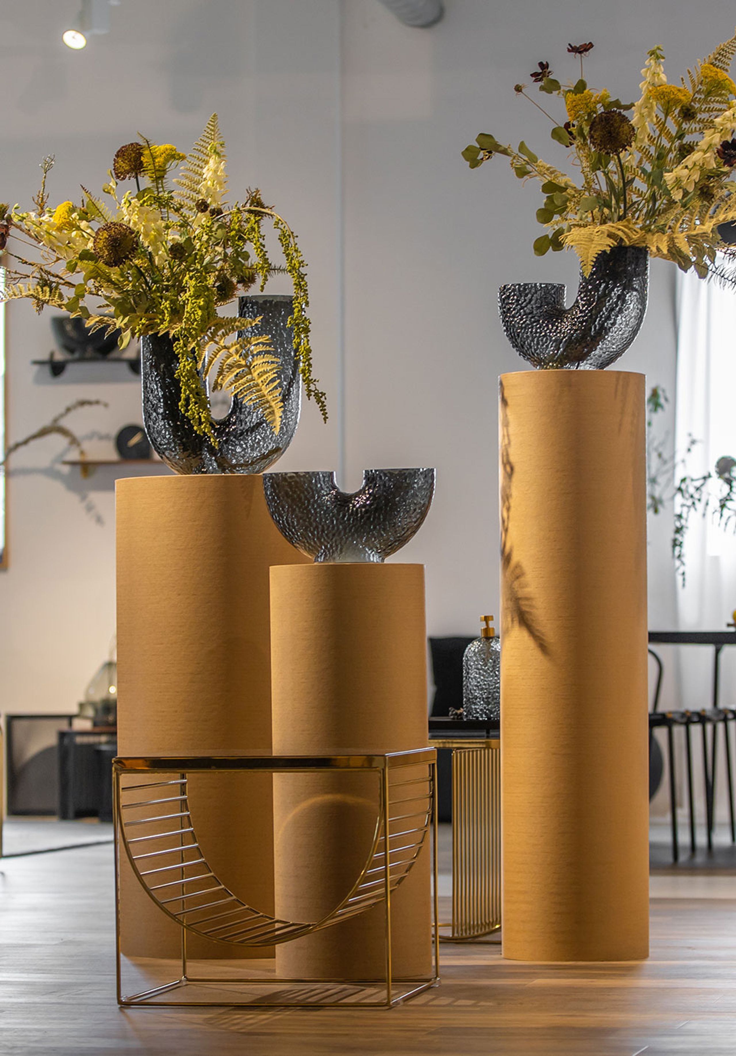 AYTM - Vase - ARURA Vase - Black Small