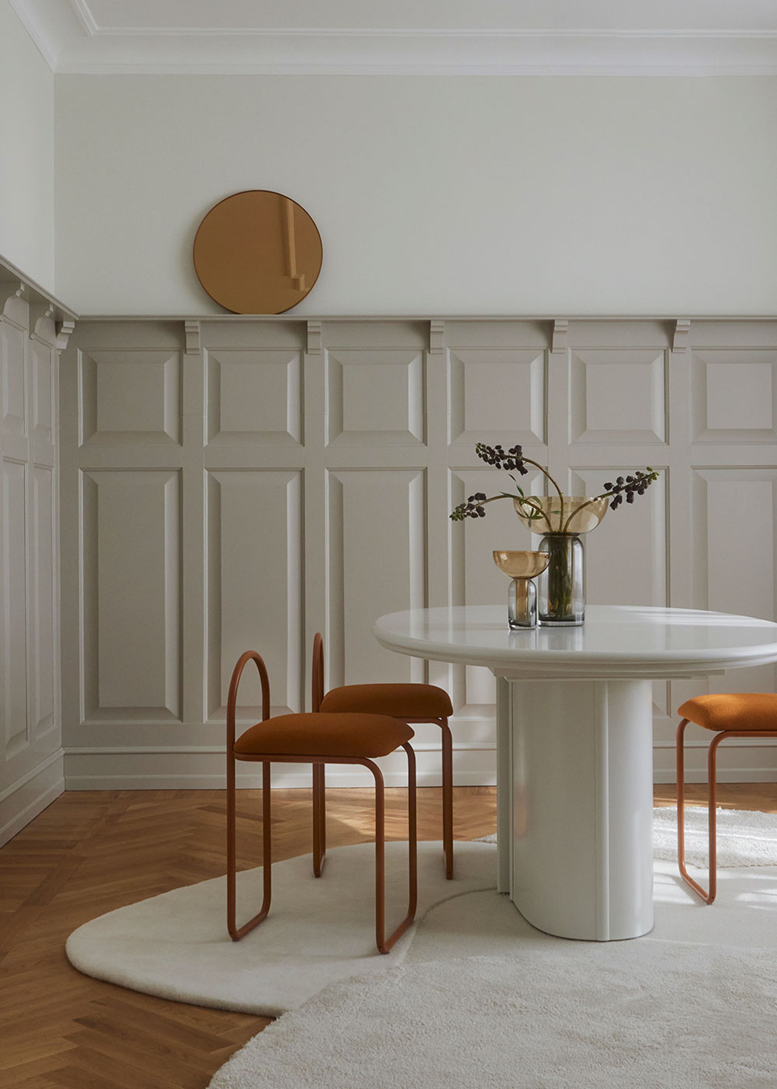 AYTM - Jarrón - Torus glass vase - Large - Black/Forest