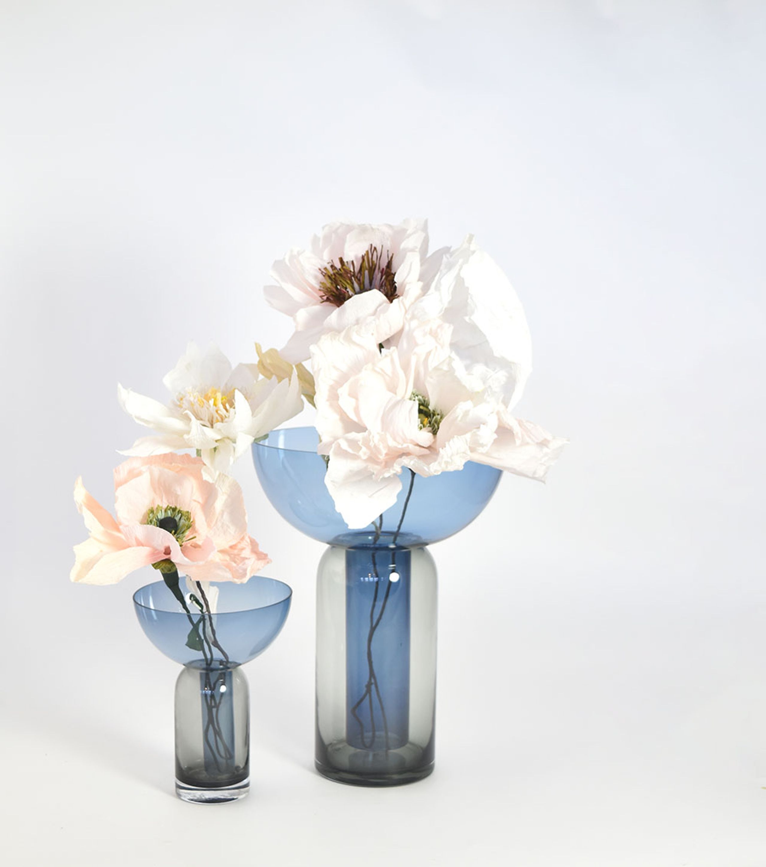 AYTM - Jarrón - Torus glass vase - Large - Black/Navy