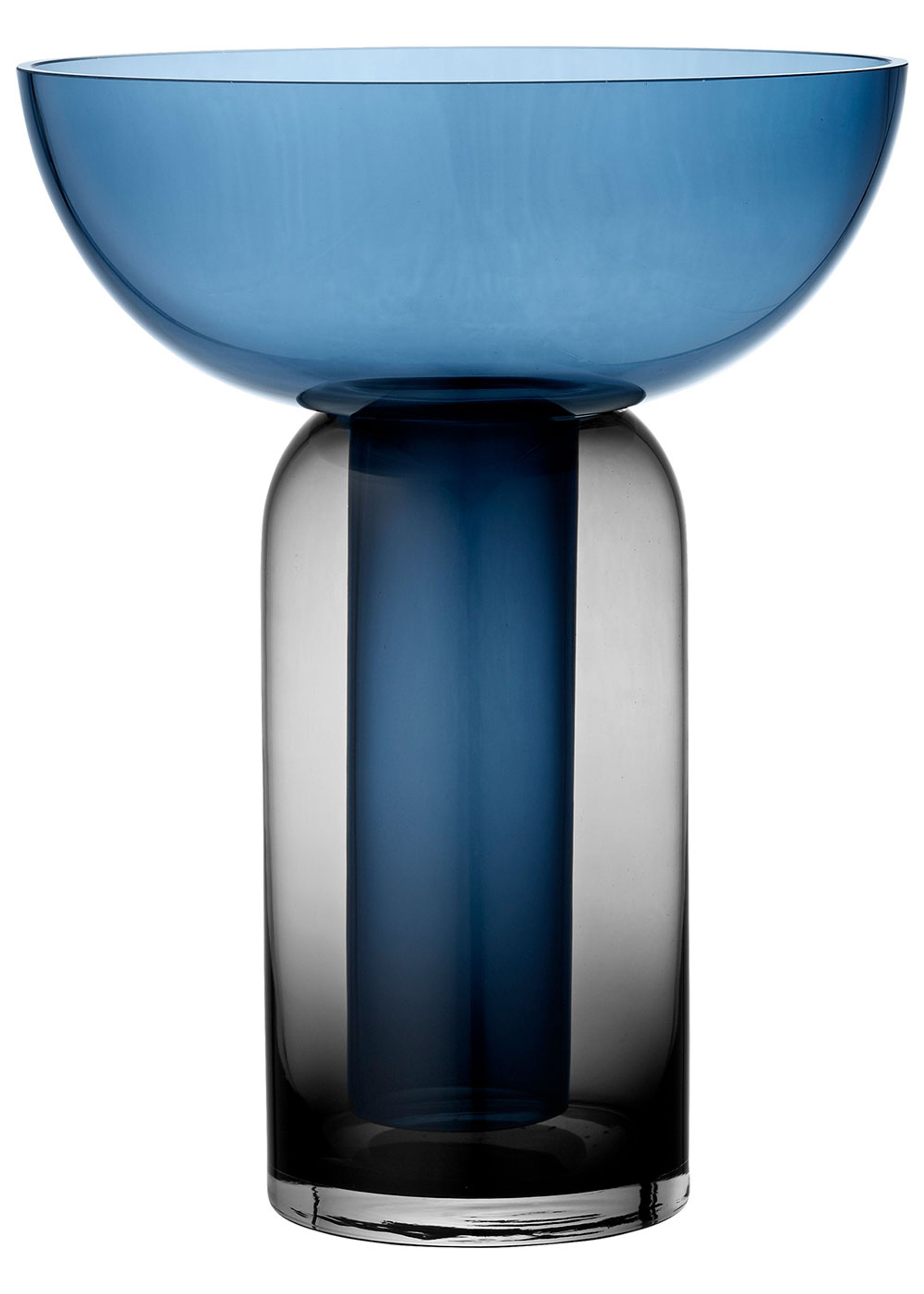 AYTM - Jarrón - Torus glass vase - Large - Black/Navy