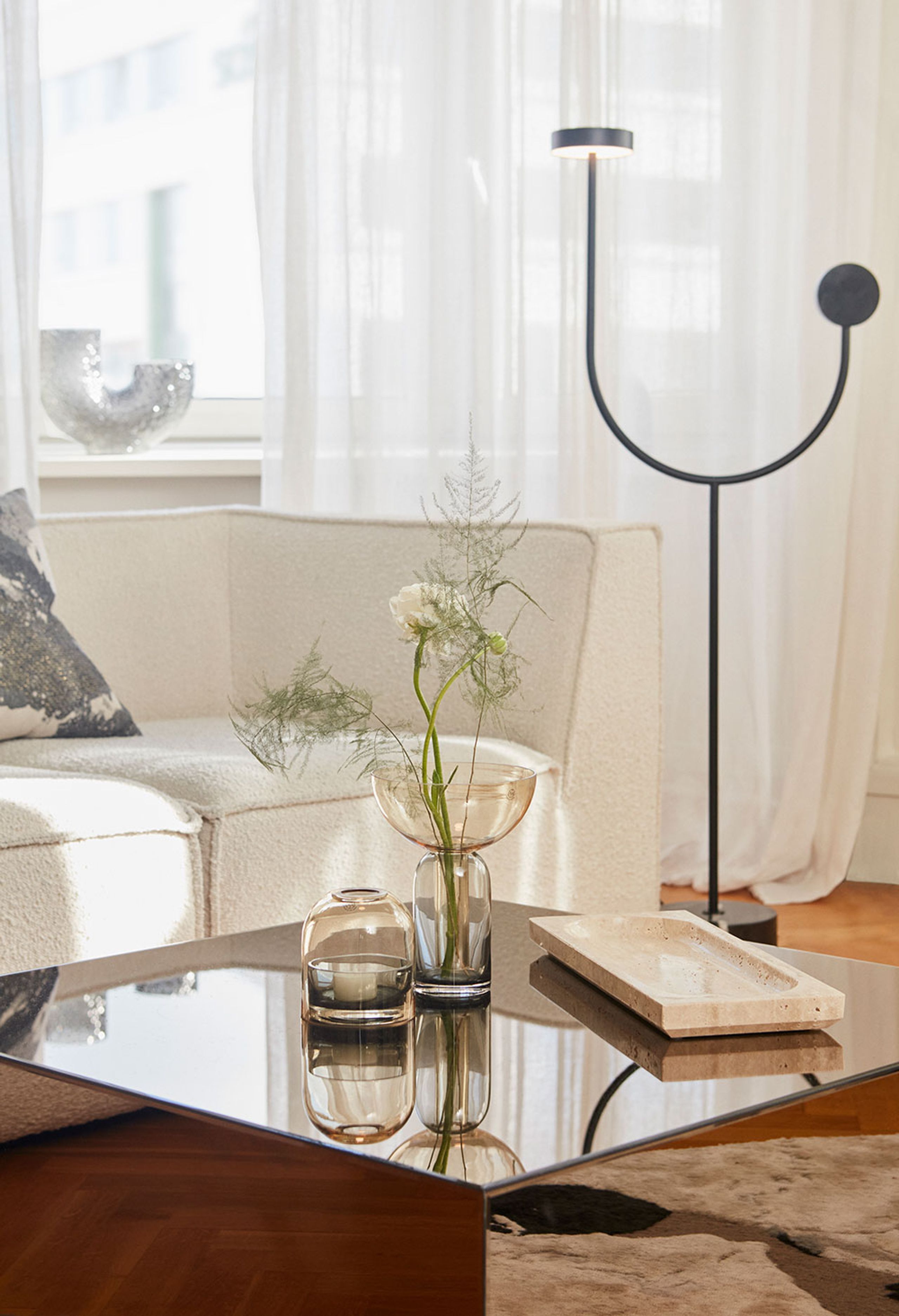 AYTM - Jarrón - Torus glass vase - Large - Black/Navy