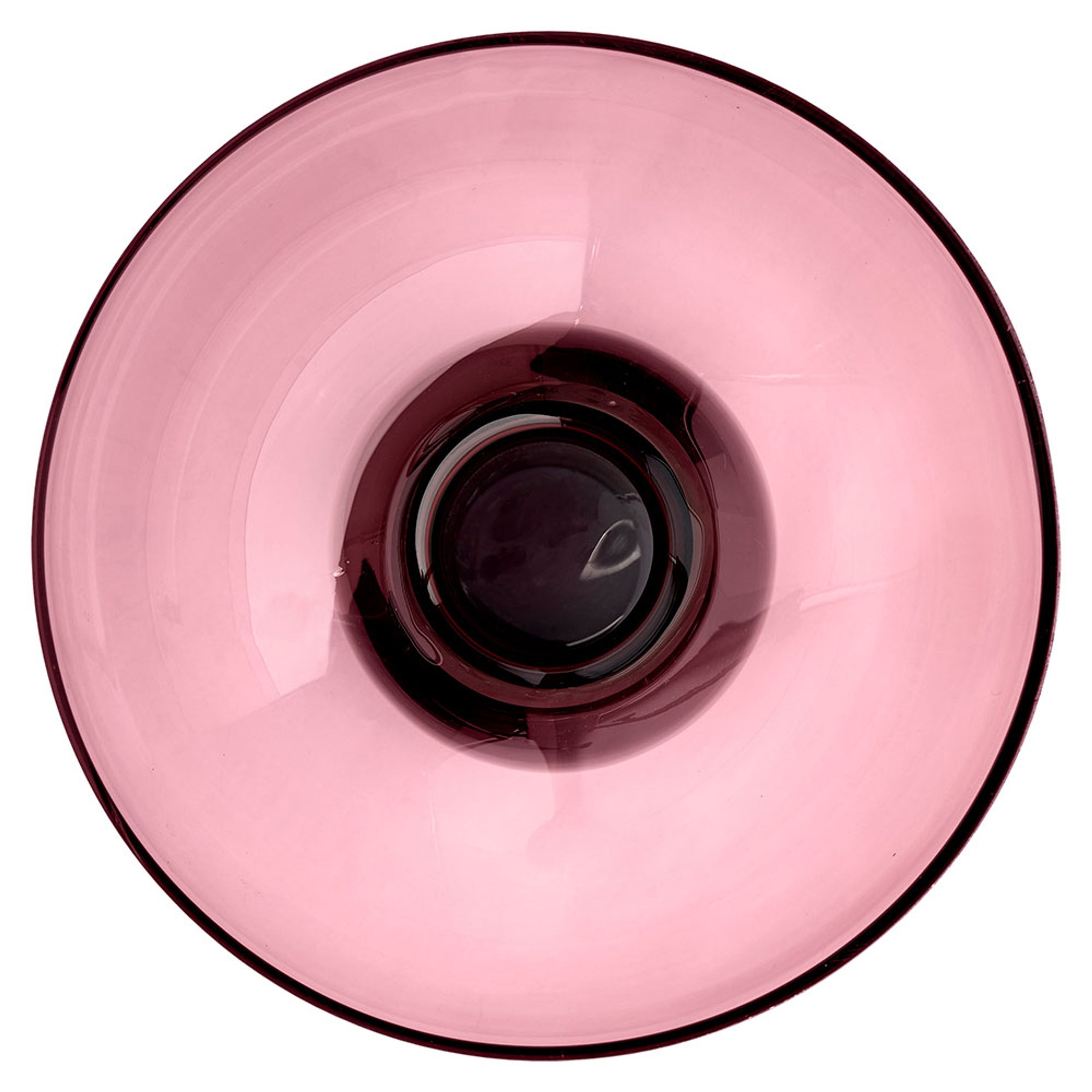 AYTM - Jarrón - Torus glass vase - Small - Black/Rose