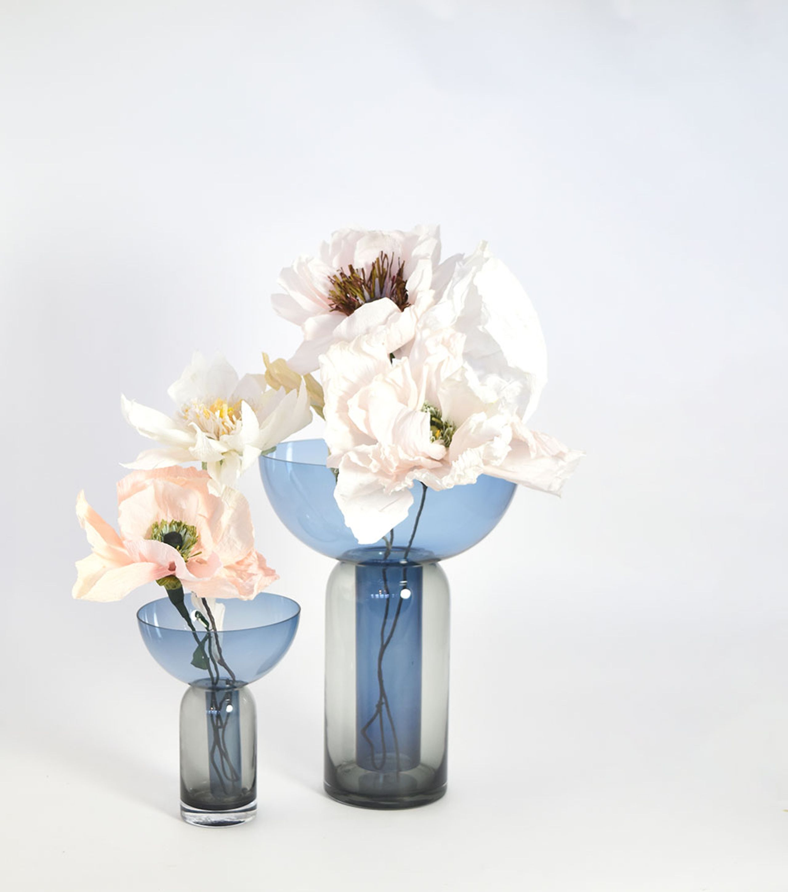 AYTM - Jarrón - Torus glass vase - Small - Black/Rose