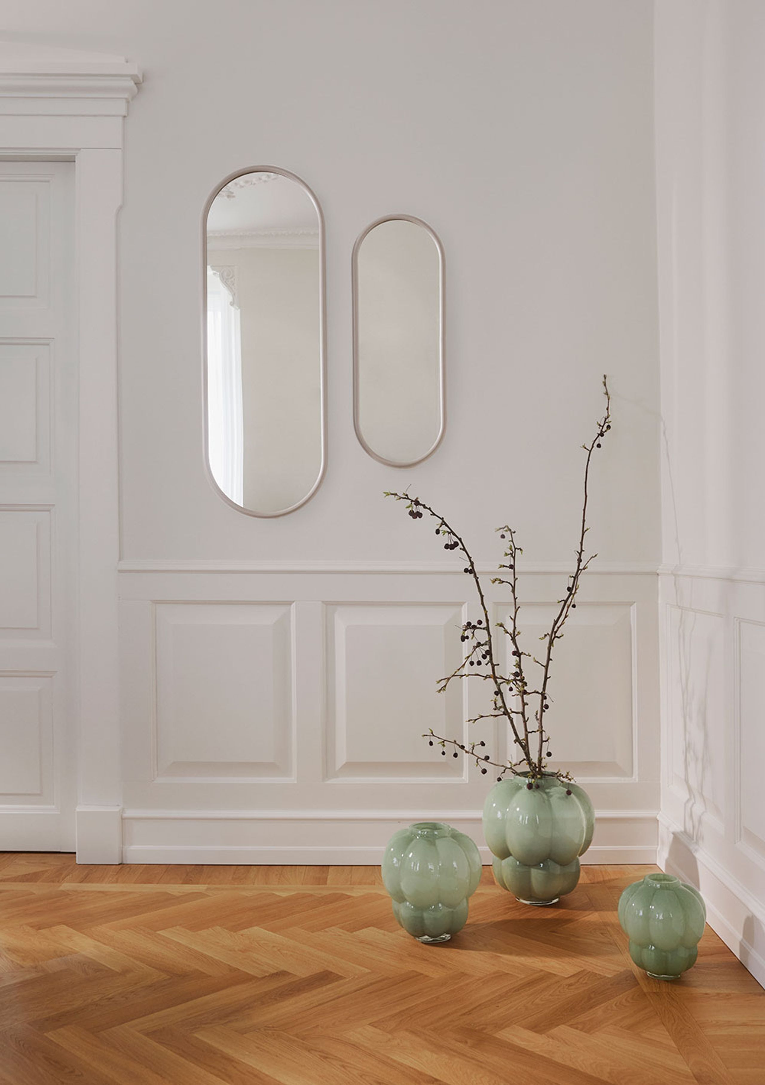 AYTM - Vase - UVA glass vase - Small - Pastel Green