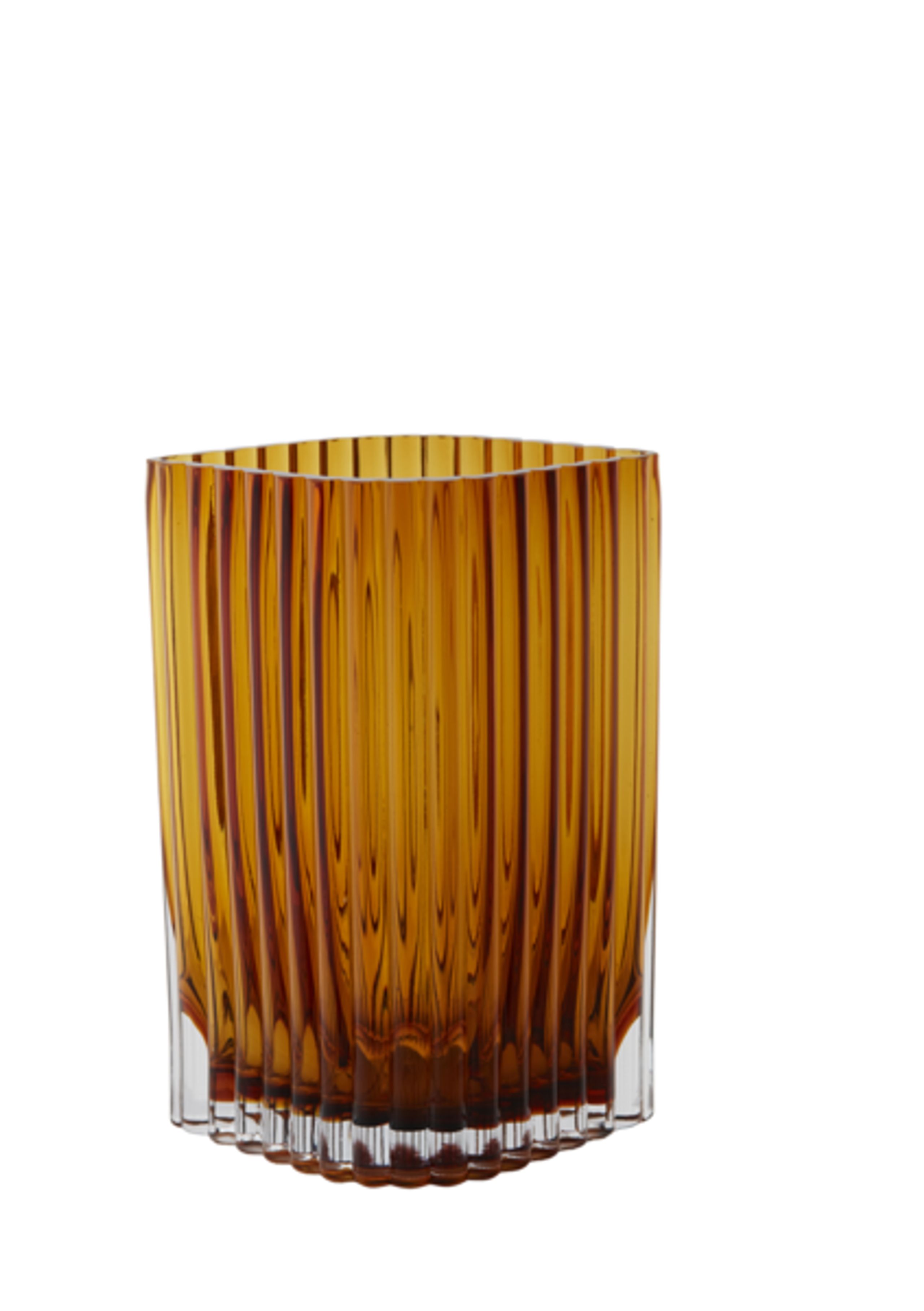 AYTM - Vase - Folium Vase - Amber