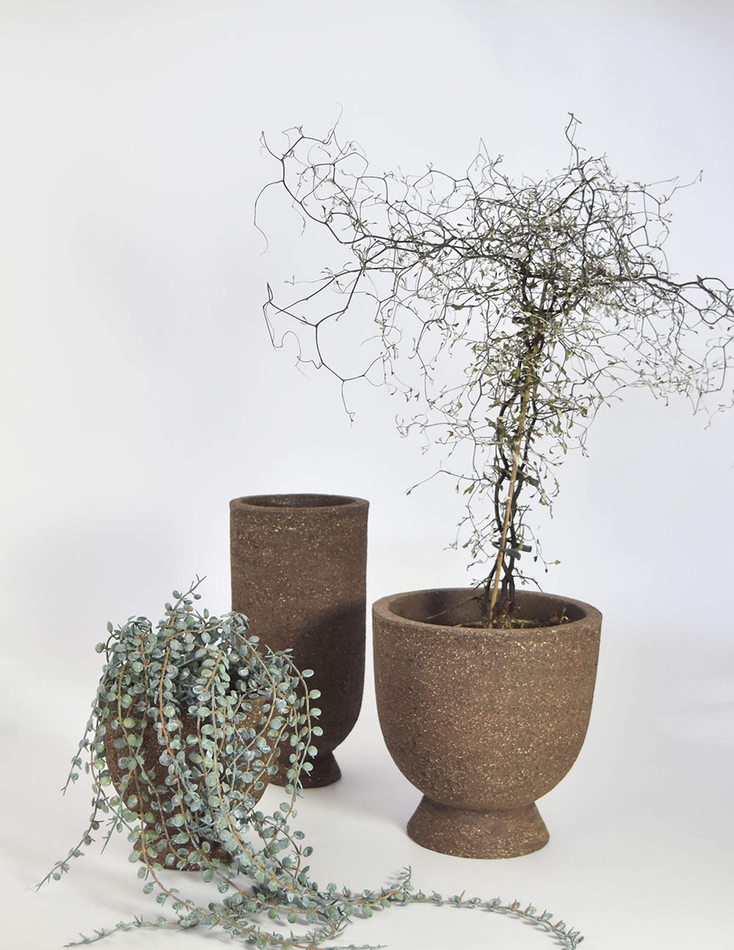 AYTM - Váza - Terra Flowerpot & Vase - XL - Java Brown
