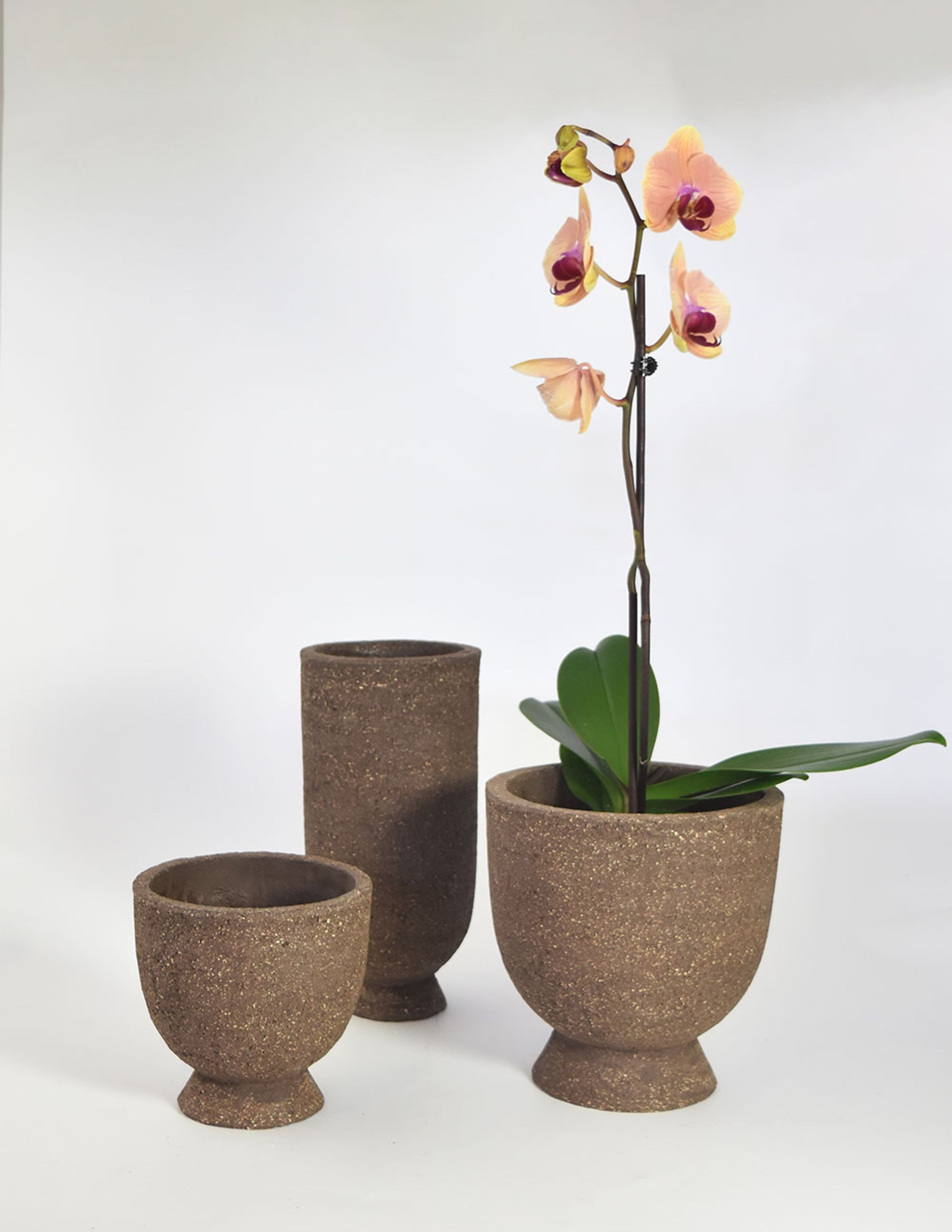 AYTM - Váza - Terra Flowerpot & Vase - XL - Java Brown