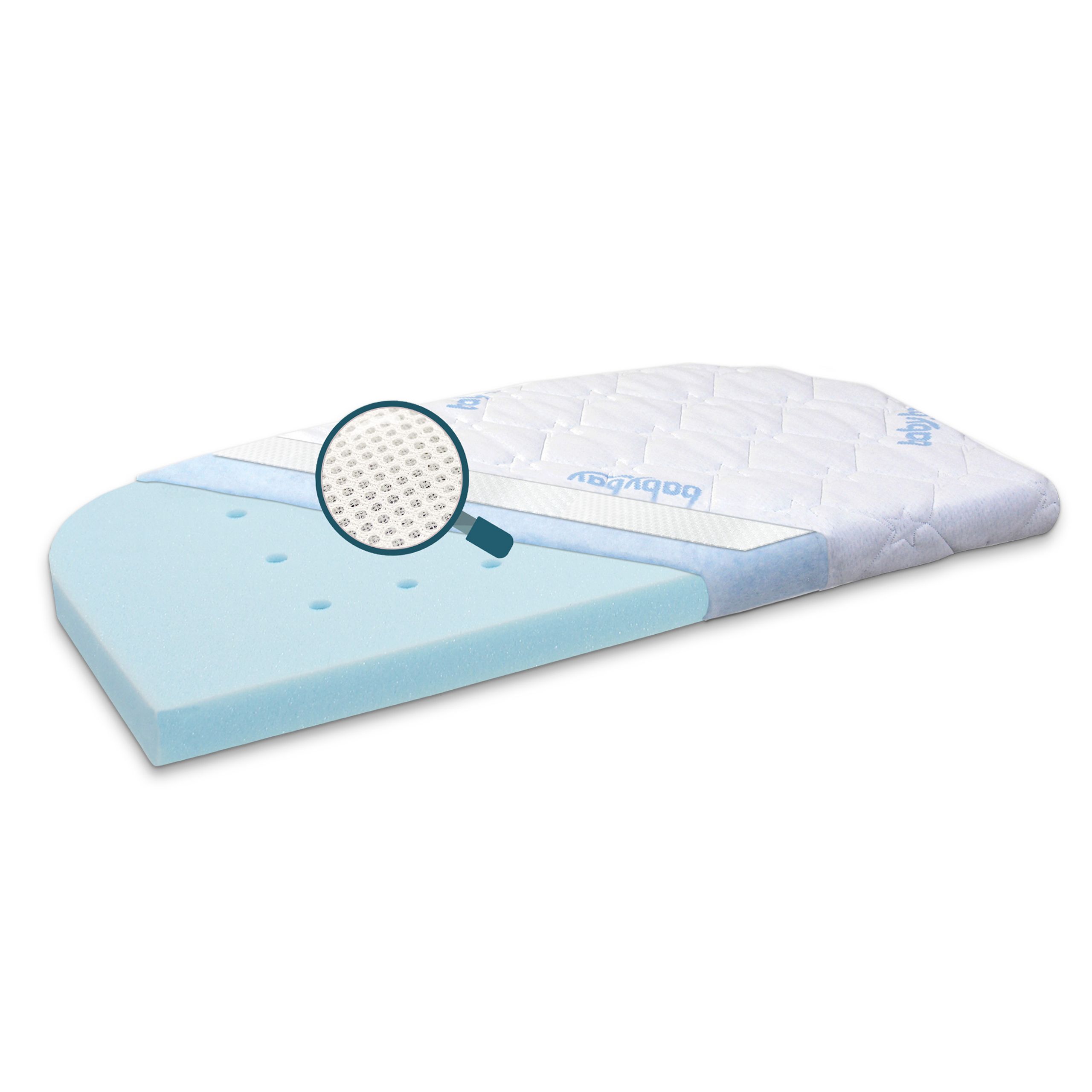 Babybay - Materac dziecięcy - MediTex® Extra Airy 3D Mesh - Suitable for model Maxi, Boxspring and Comfort Plus