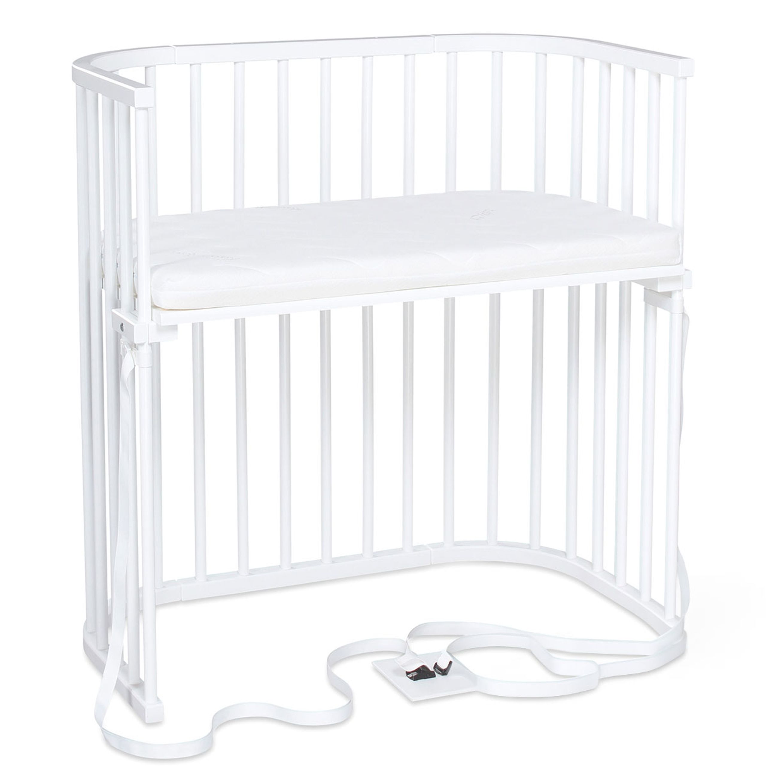 Babybay - - Babybay - Boxspring Co-Sleeper w/Classic Soft mattress - Hvid lakeret