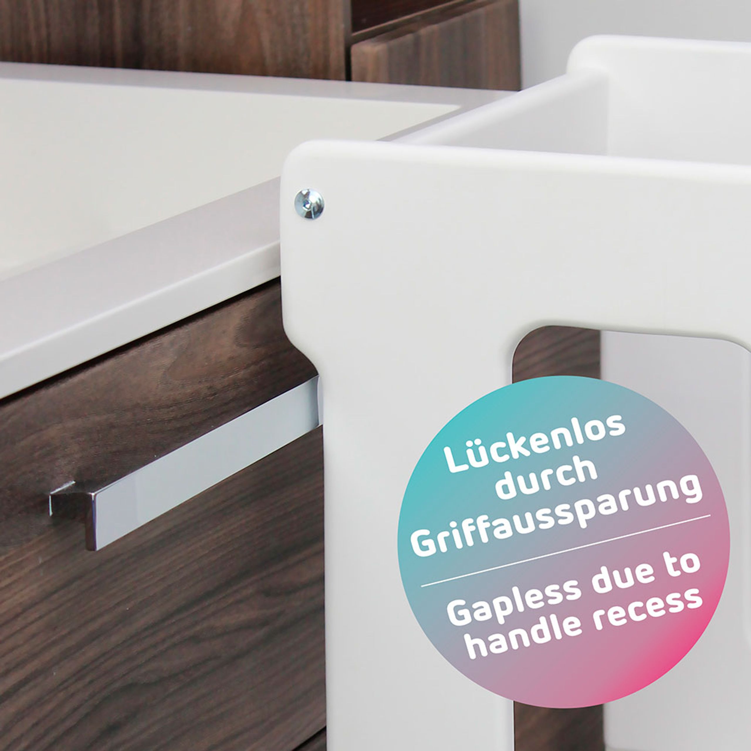 Babybay - Children's stool - Learning Step Stool Littlefoot - Natural Varnished