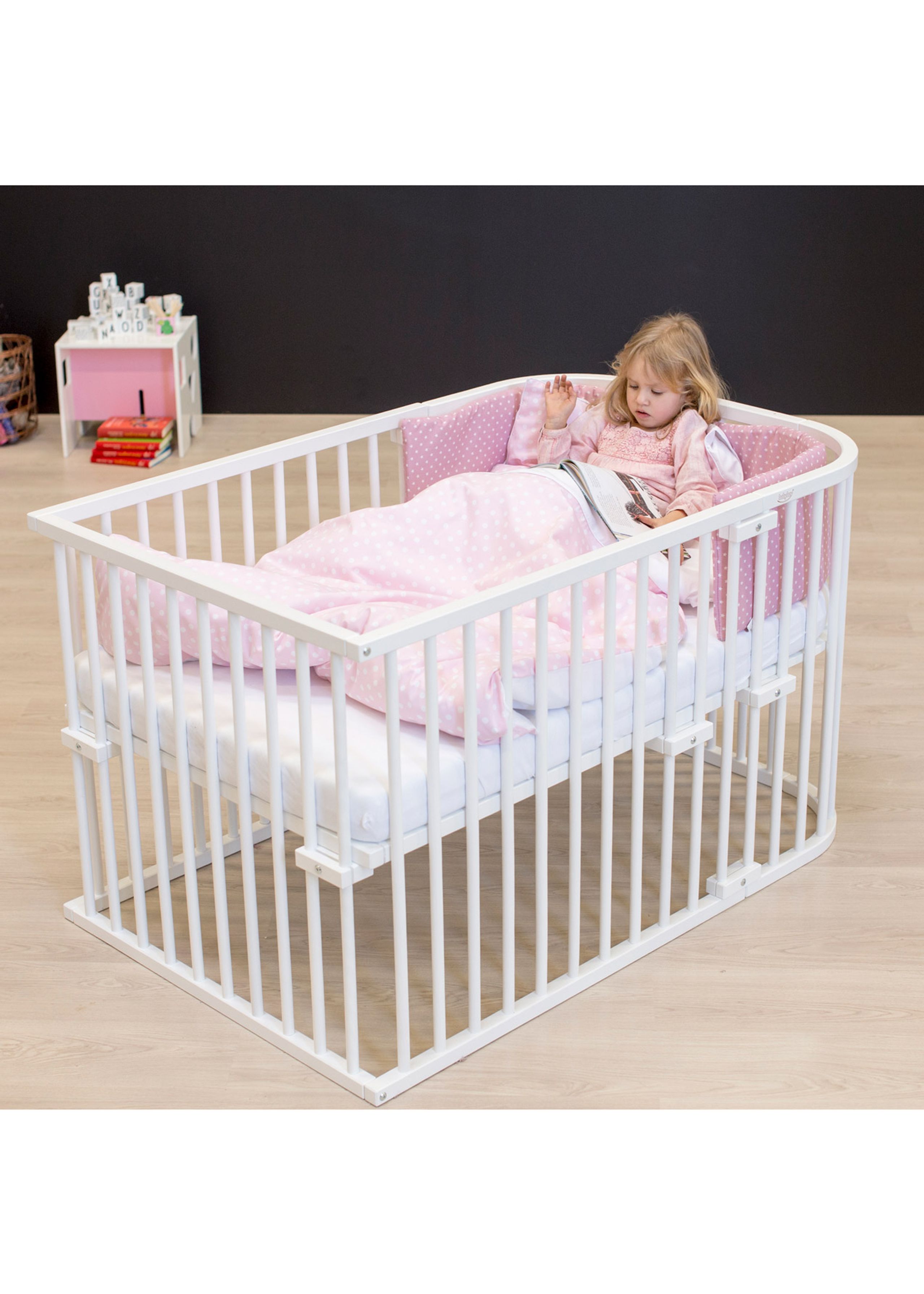 Babybay - Crib - babybay Cot Conversion Kit suitable for model Maxi and Boxspring - Core Beech Oiled