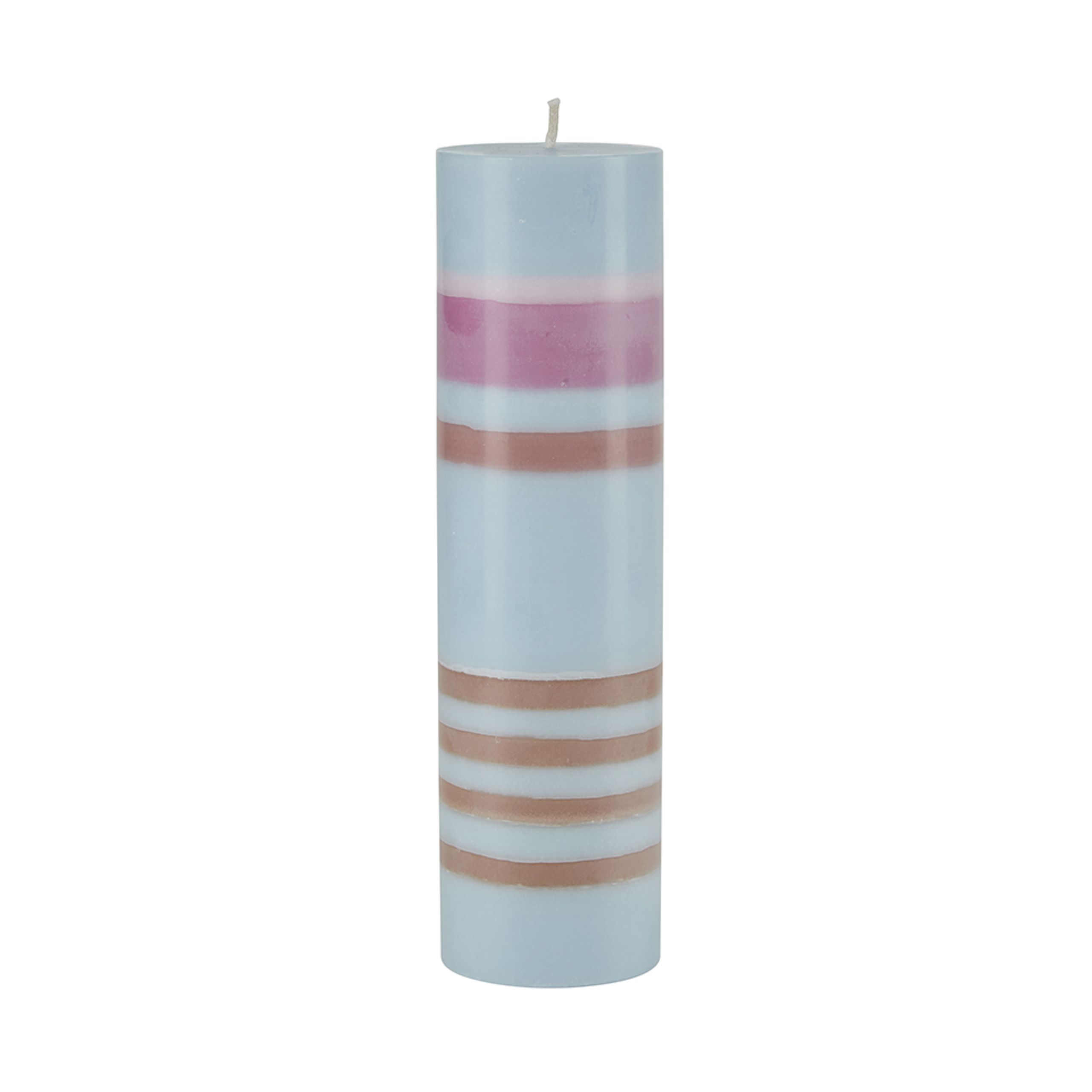 Bahne - Candele a blocco - Color black candle - Blue, pink, ocher