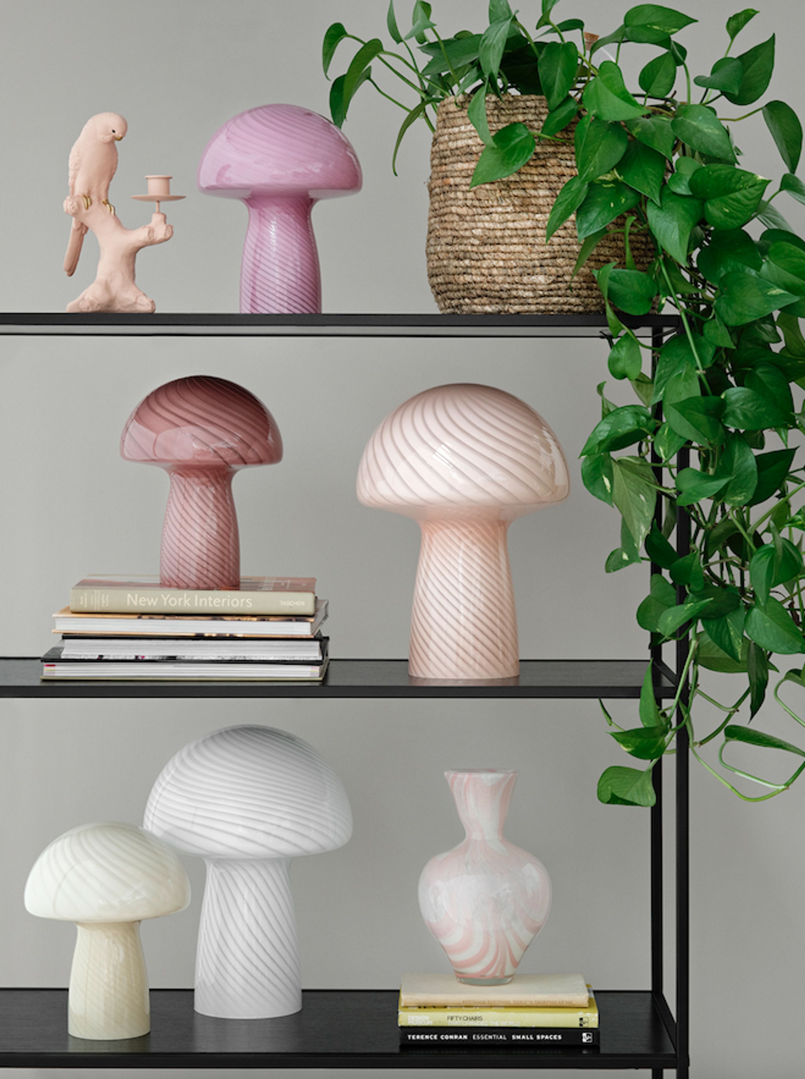 Bahne - Table Lamp - Lamp mushroom - Rose large