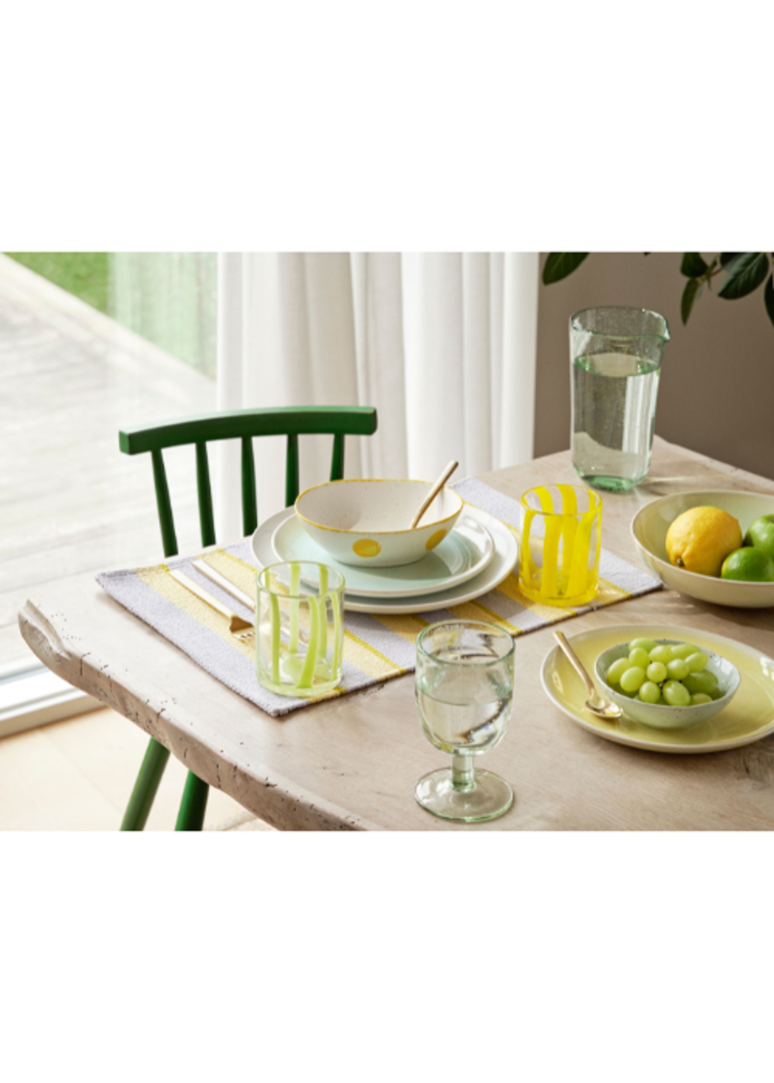 Bahne - Vetro - Tumbler W. Color Stripes - Green