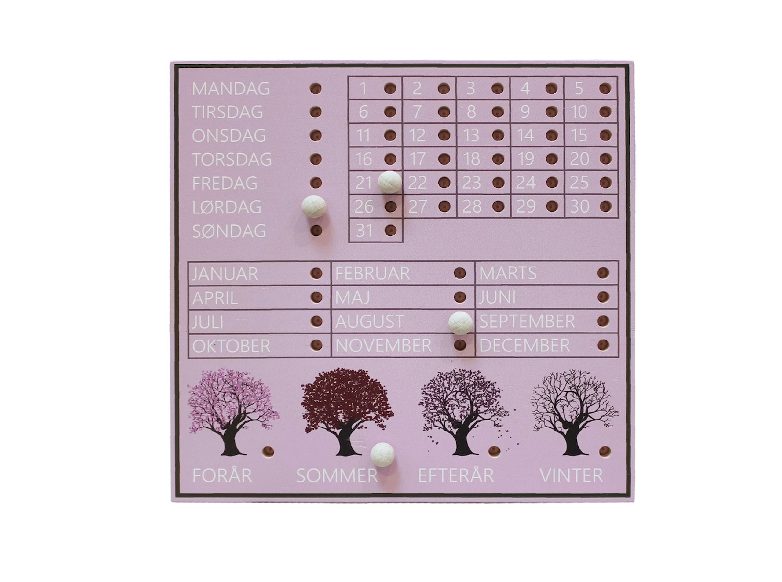 BATJUMA Furniture - Calender - Eternity Calendar - Wisteria DK