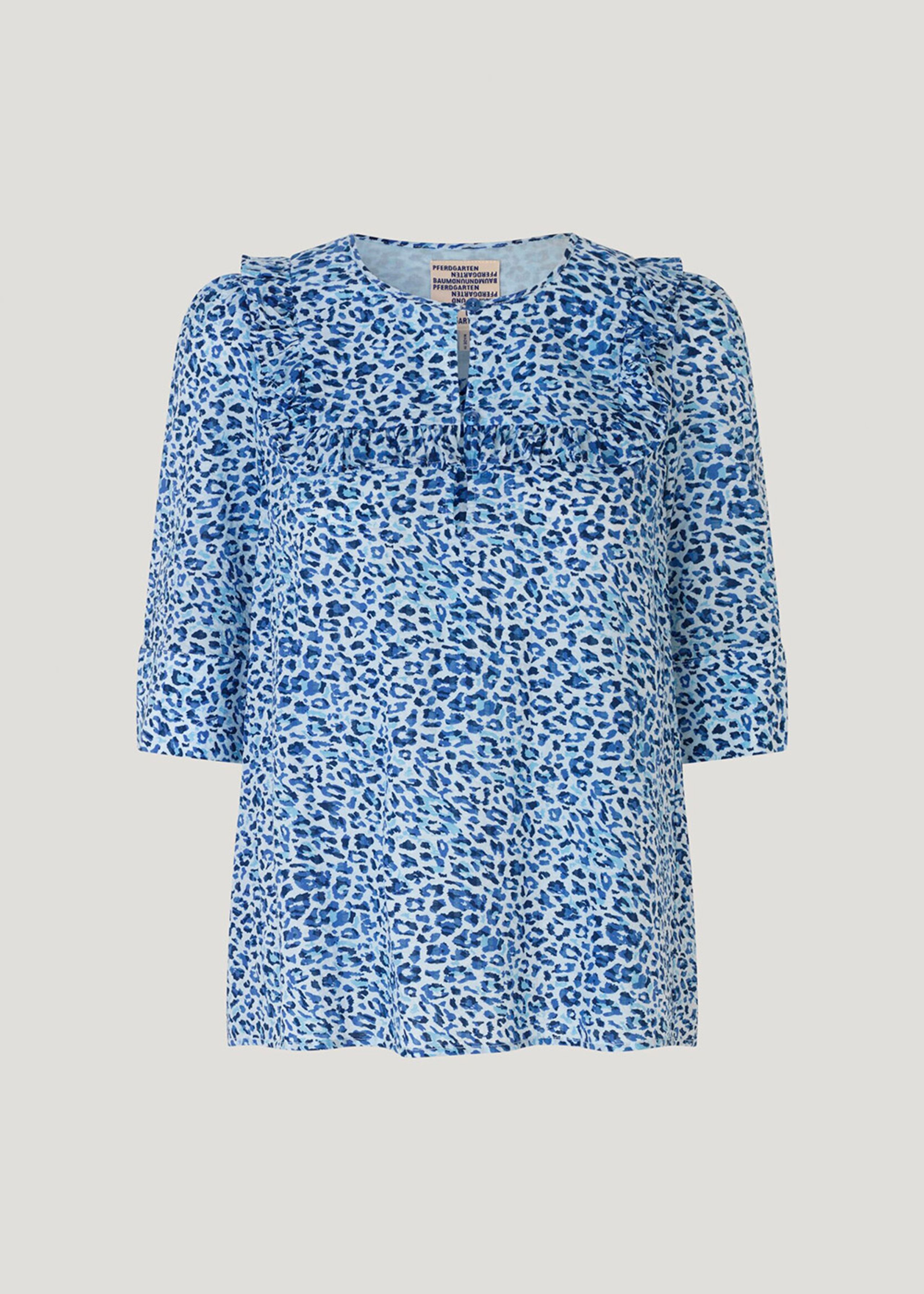 Baum und Pferdgarten - Blouse - Maple - Light Blue Leo