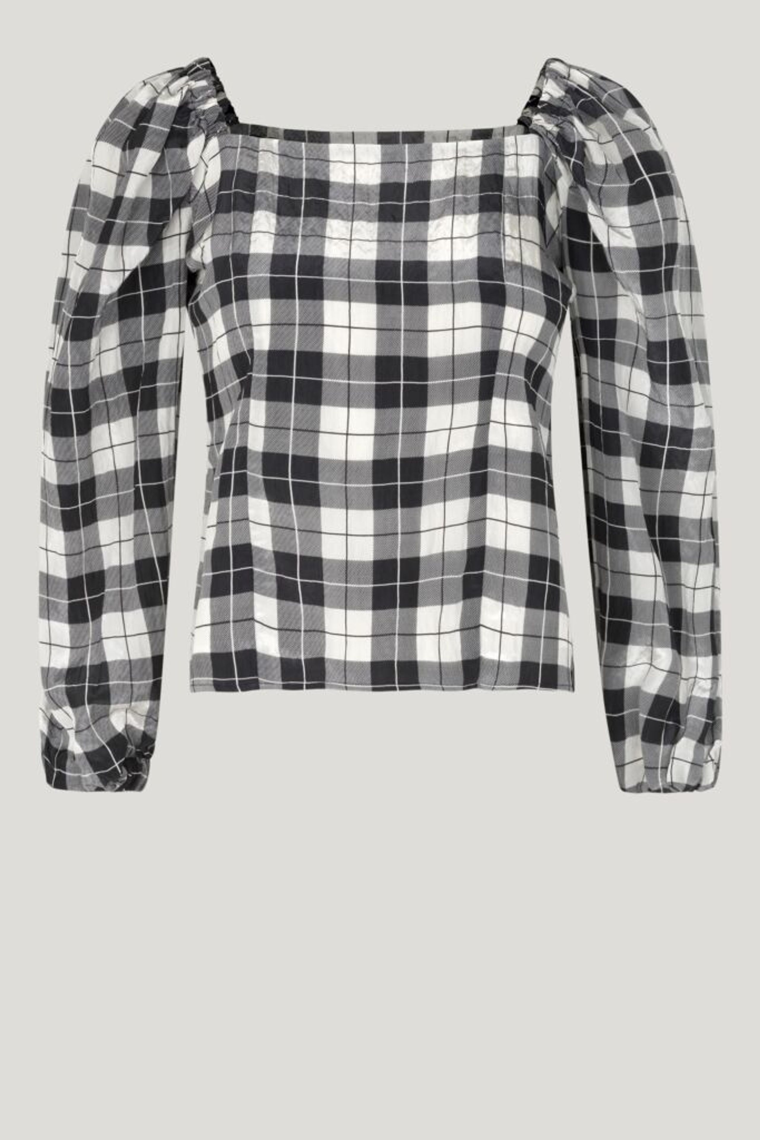 Baum und Pferdgarten - Blouse - Merlina - Cream Black Checks