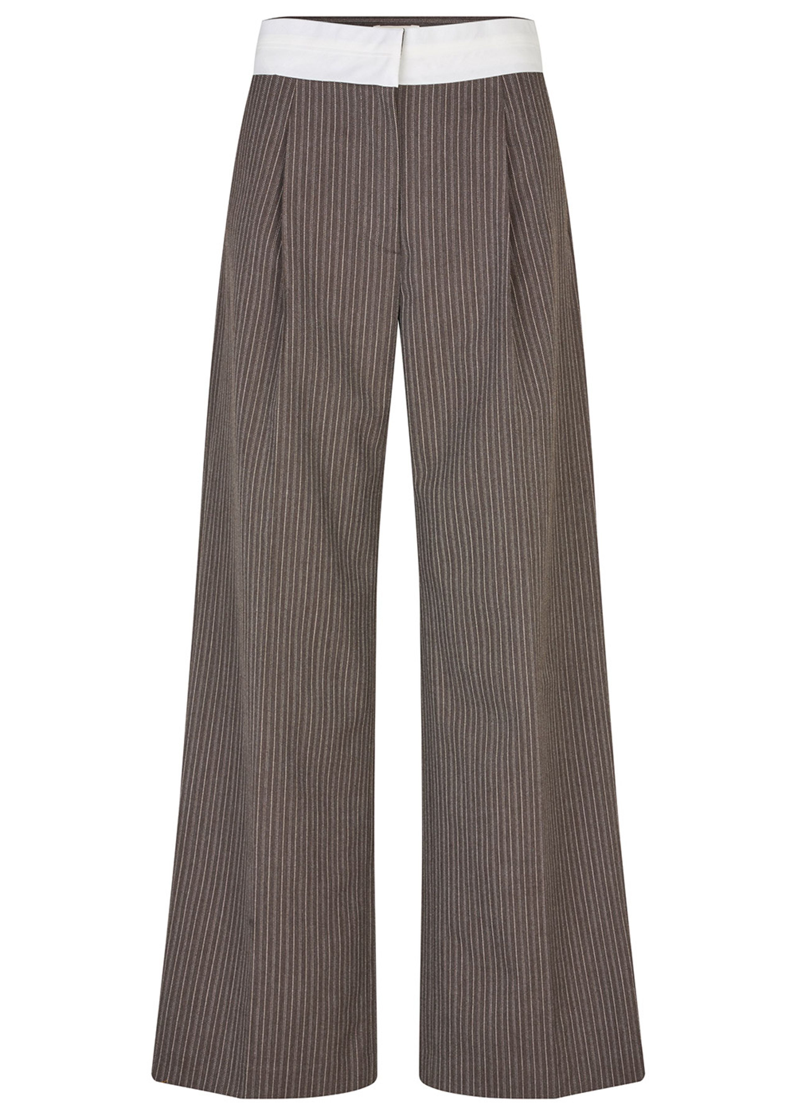 Baum und Pferdgarten - Hose - Neyat - Dark Brown Pinstripe