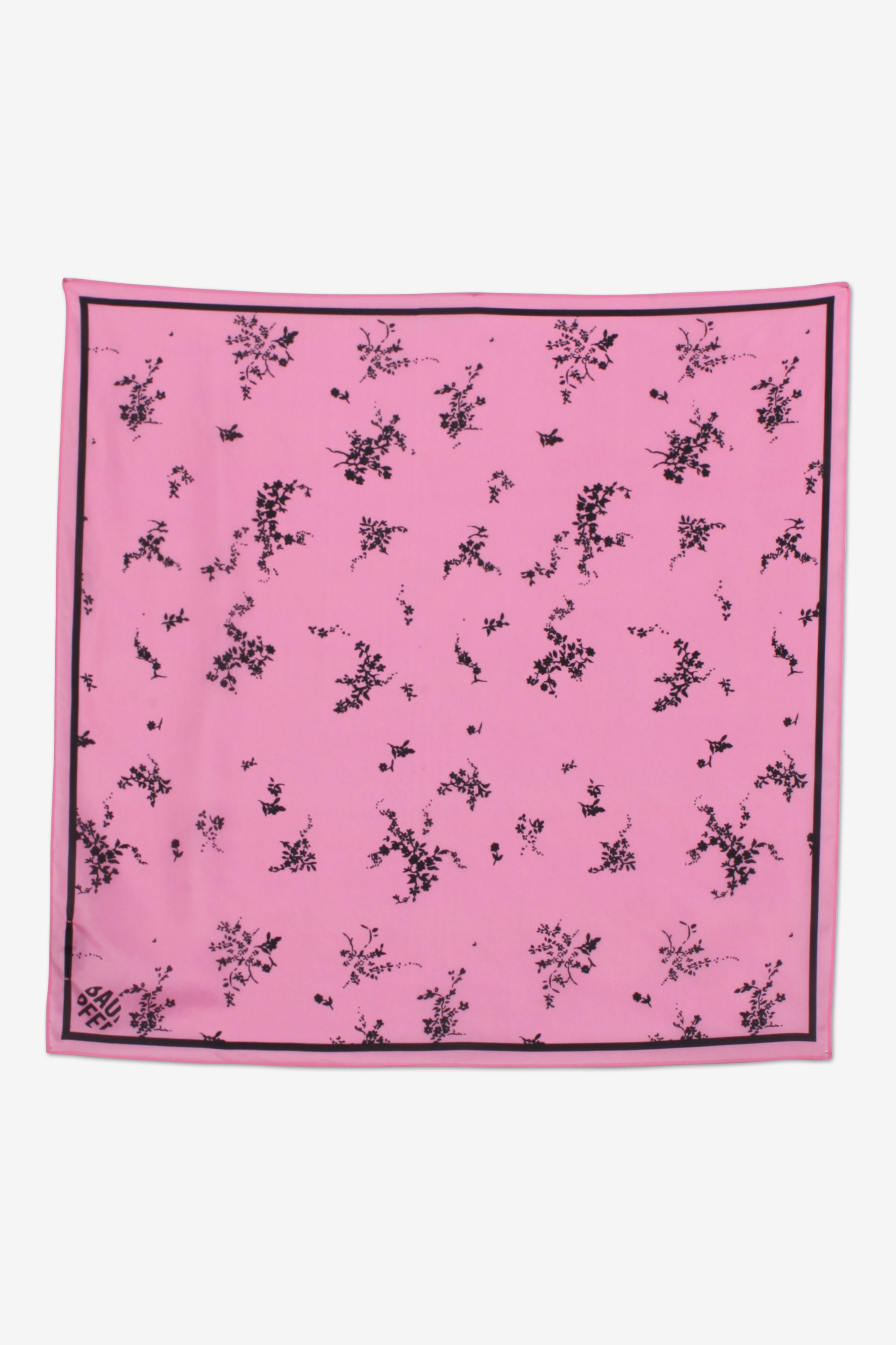 Baum und Pferdgarten - Warm Scarf - Lexine SS20 - Pink/Black Flowerwhirl