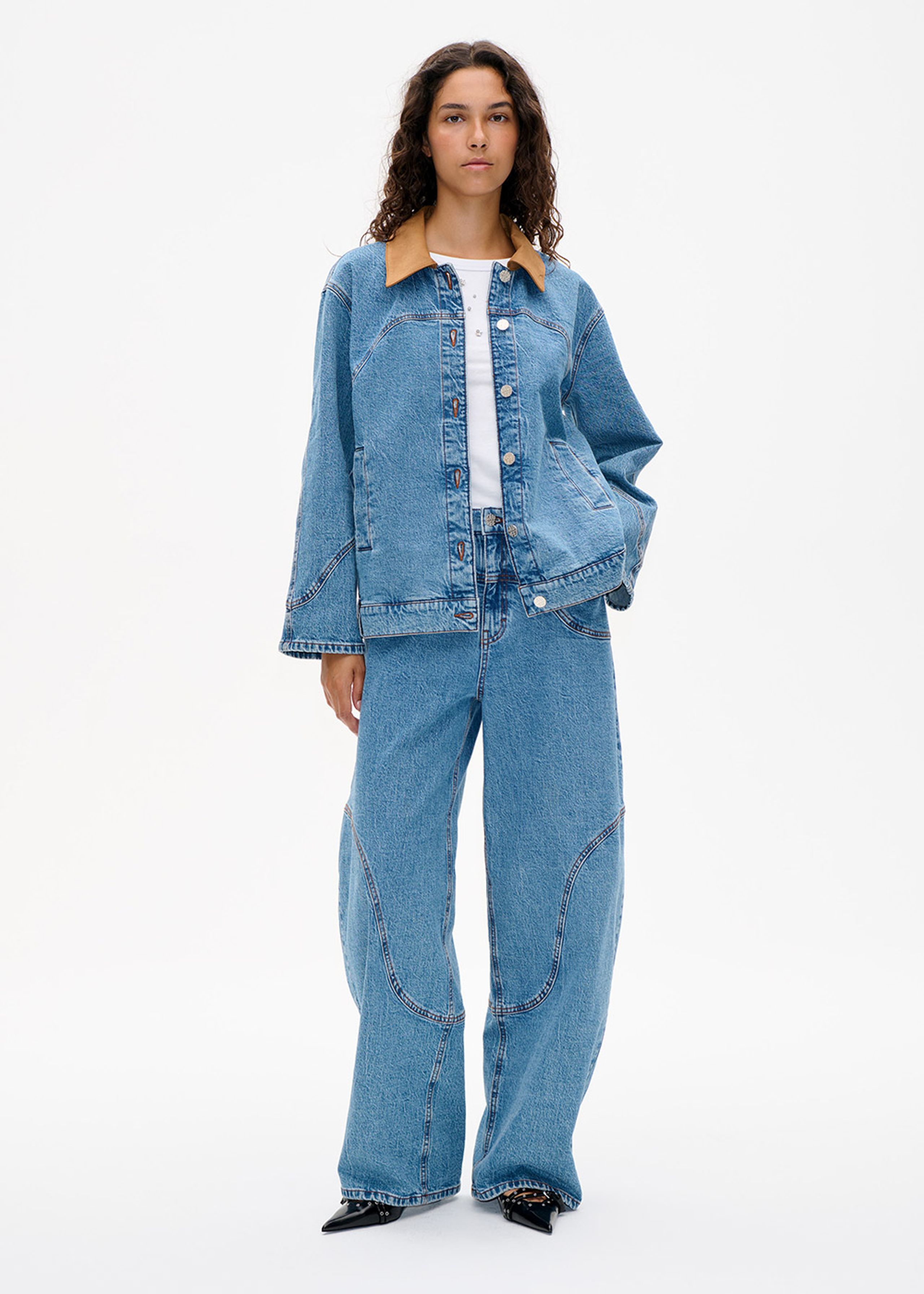 Baum und Pferdgarten - Jacket - Bayson - Denim Suede Mix