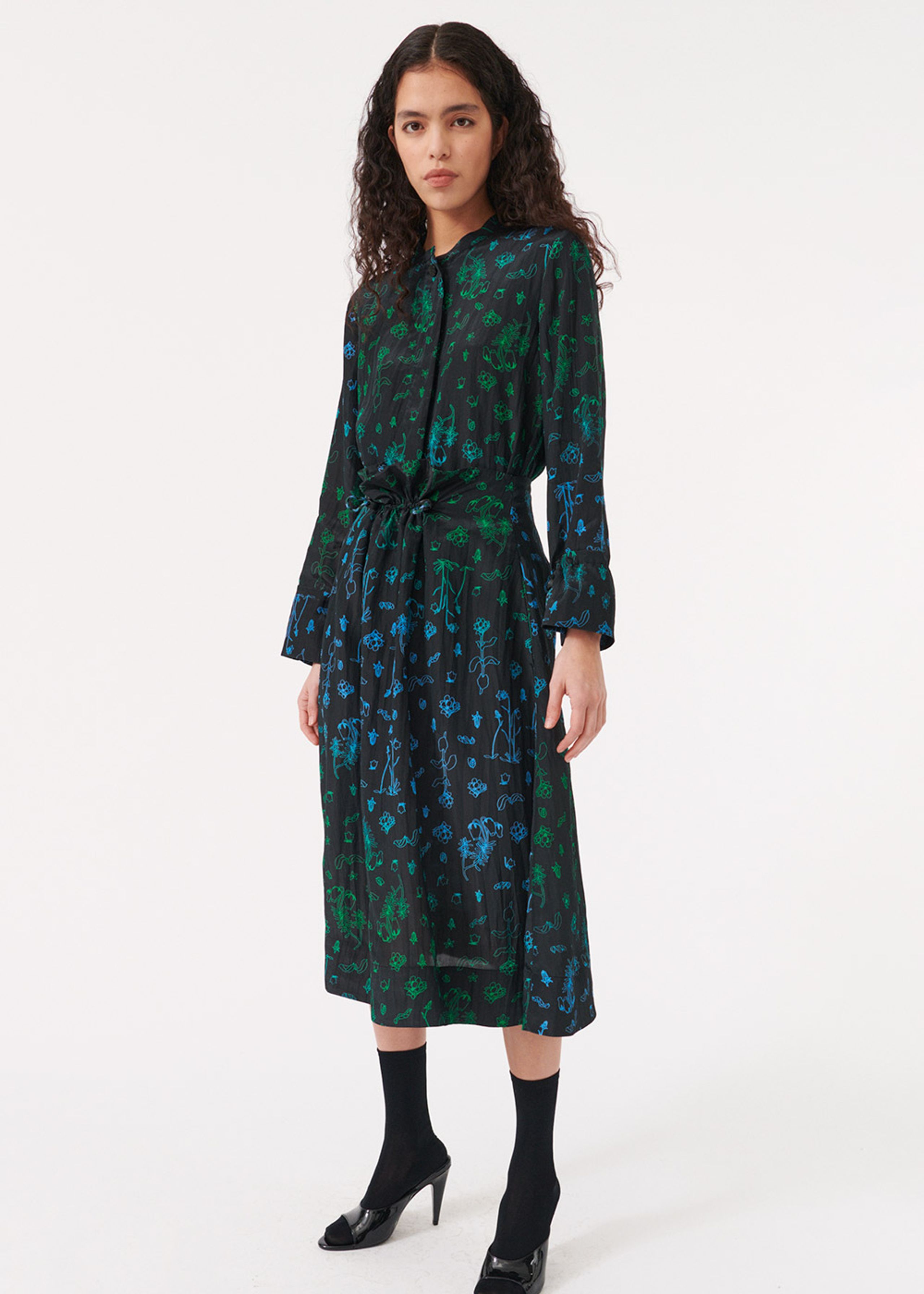 Baum und Pferdgarten - Sukienka - Arley - Arctic Flora Black