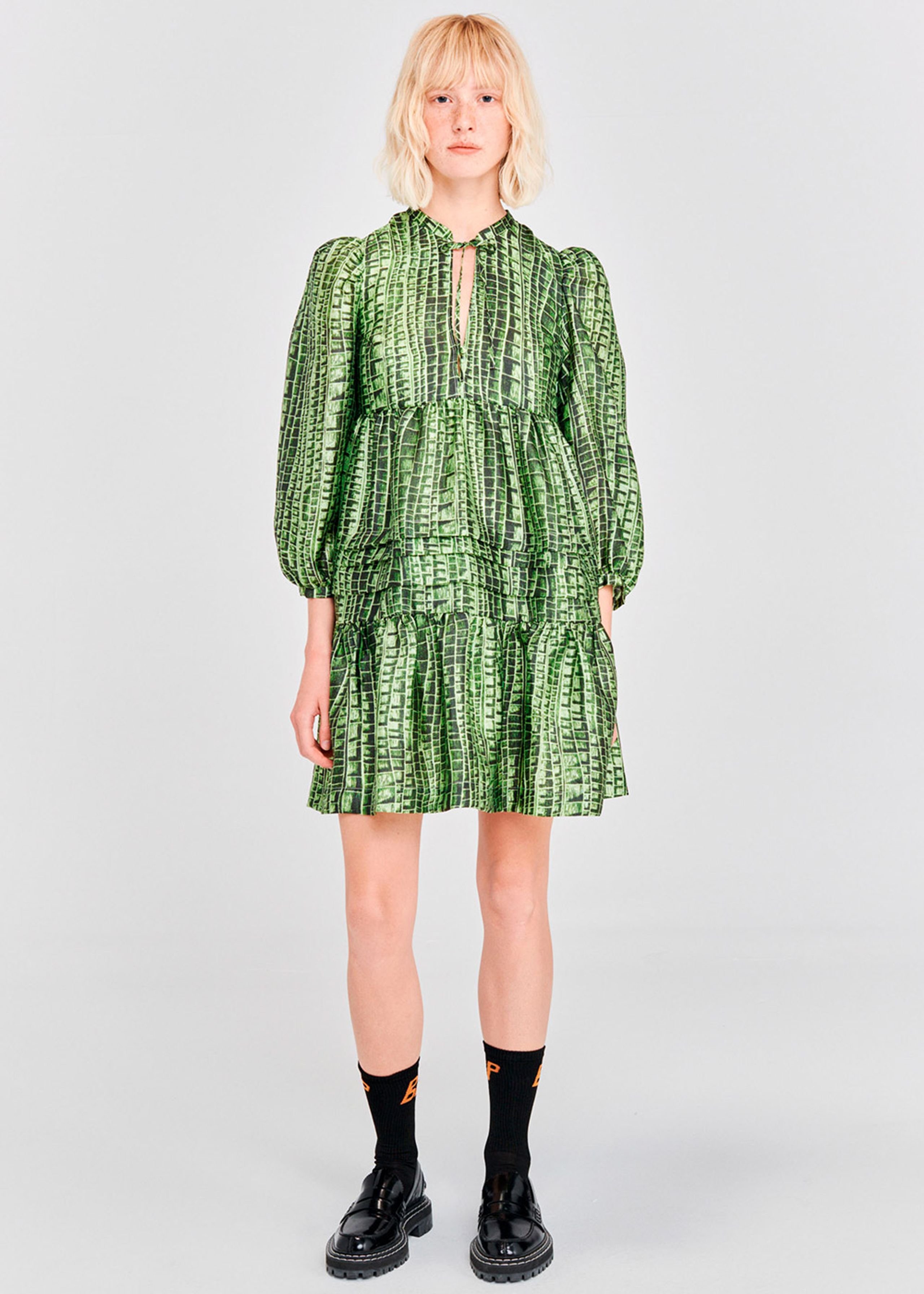 Baum und Pferdgarten - Kleid - Arvilla - Green Reptile