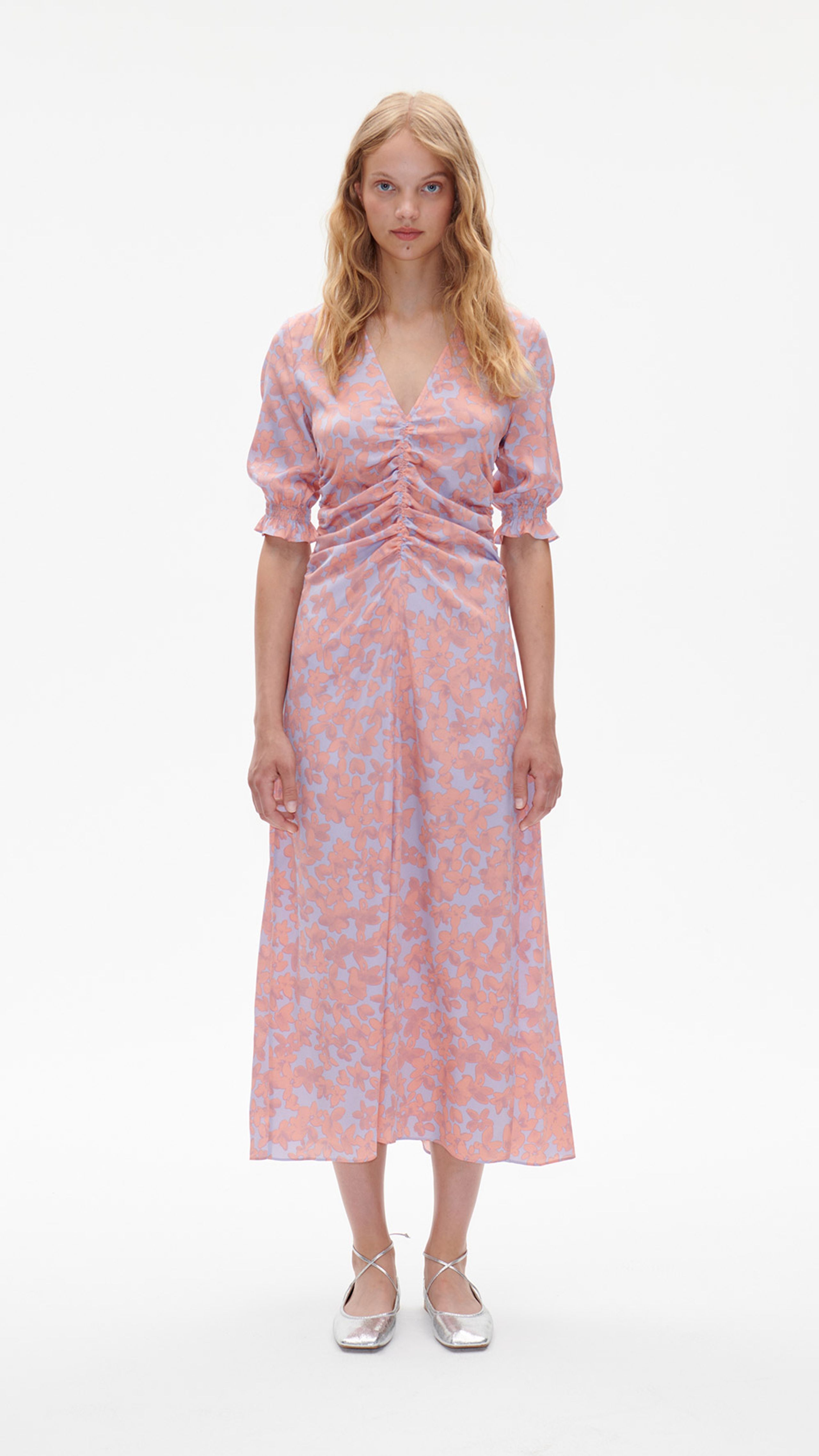 Baum und Pferdgarten - Šaty - Amma - Peachy Water Flower