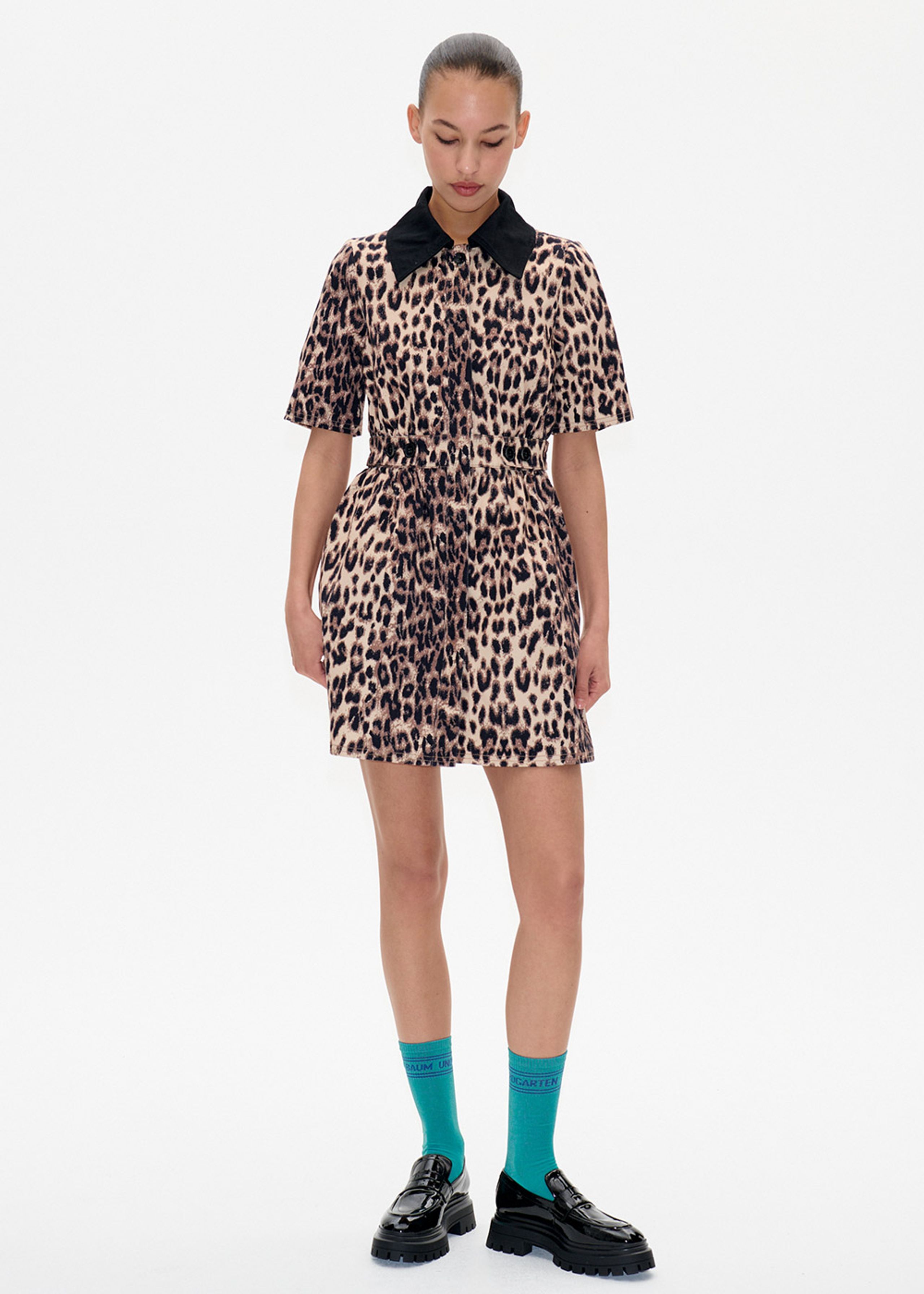 Baum und Pferdgarten - Dress - Anessa - Brown Baum Leopard