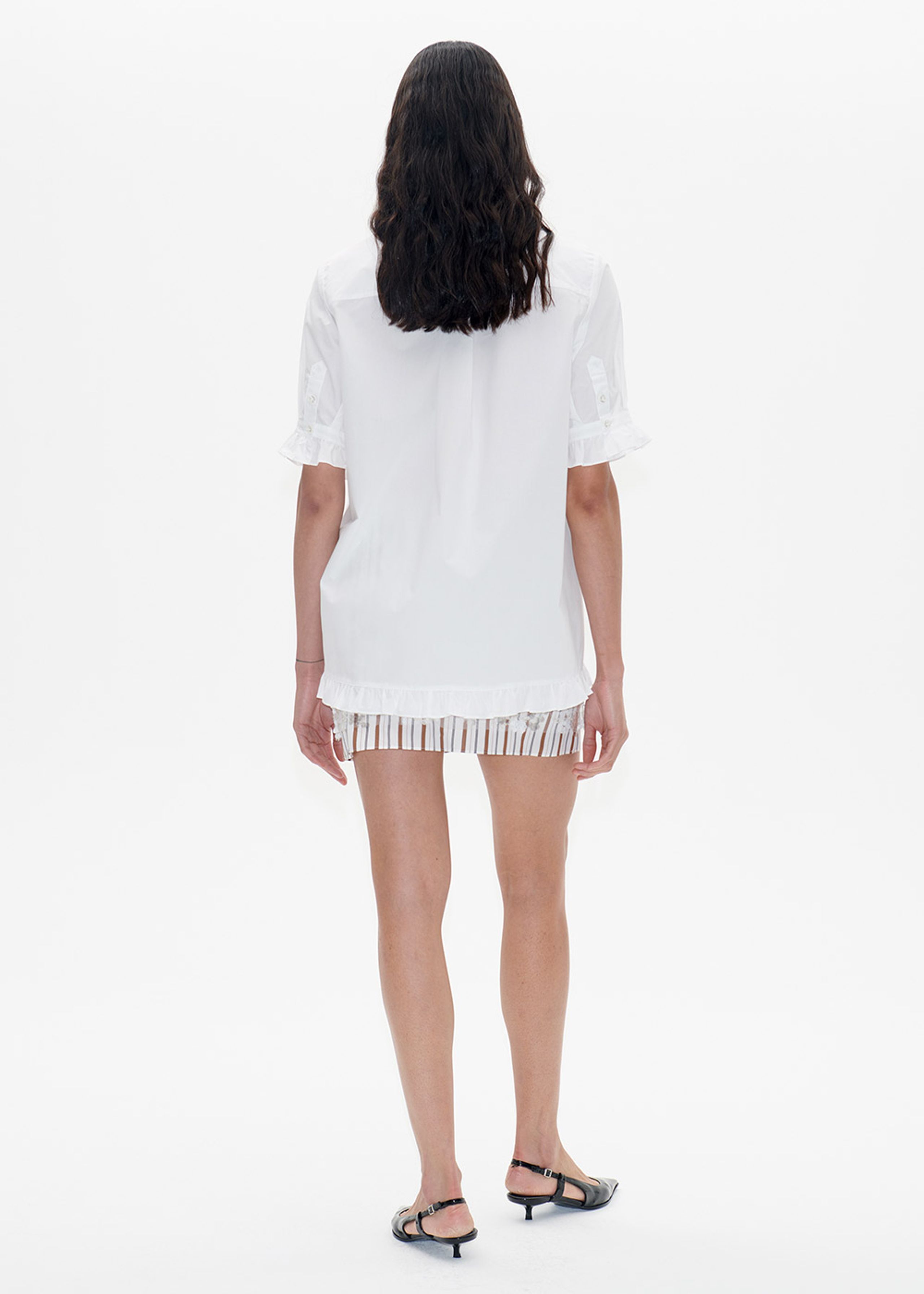 Baum und Pferdgarten - Saia - Sandra - White Sequins Stripe