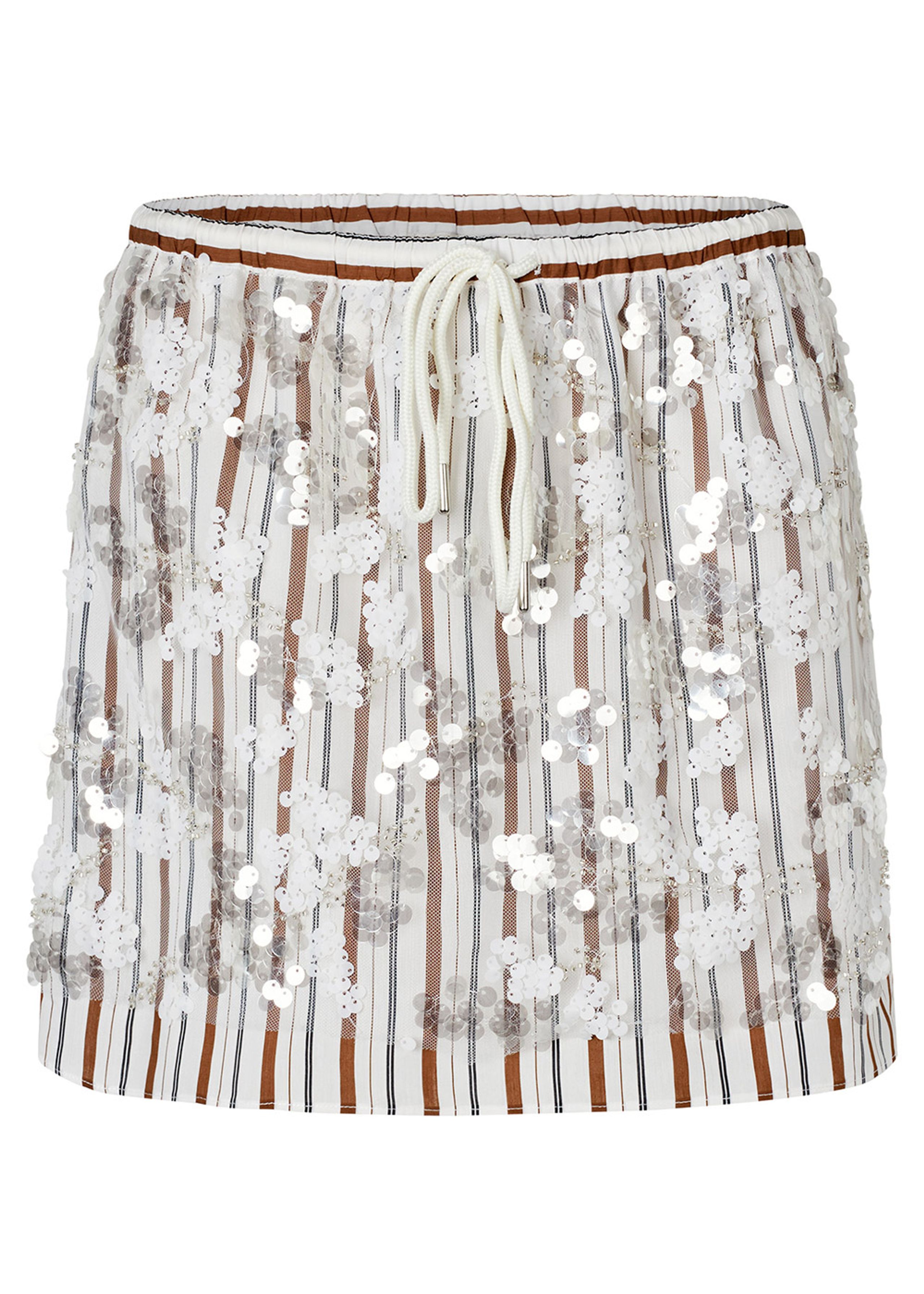 Baum und Pferdgarten - Saia - Sandra - White Sequins Stripe
