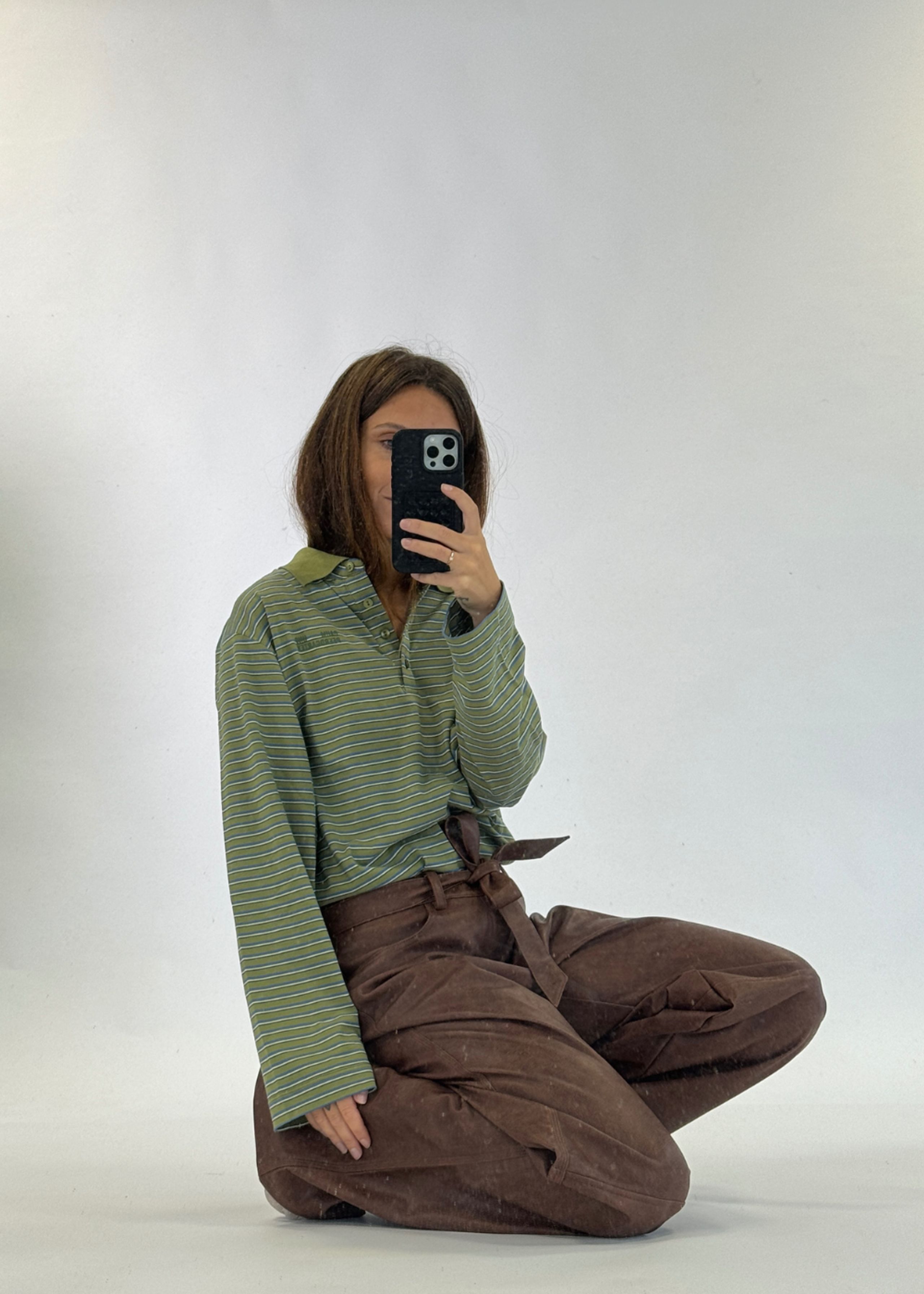 Baum und Pferdgarten - Polo - Jeanni - Green Polo Stripe