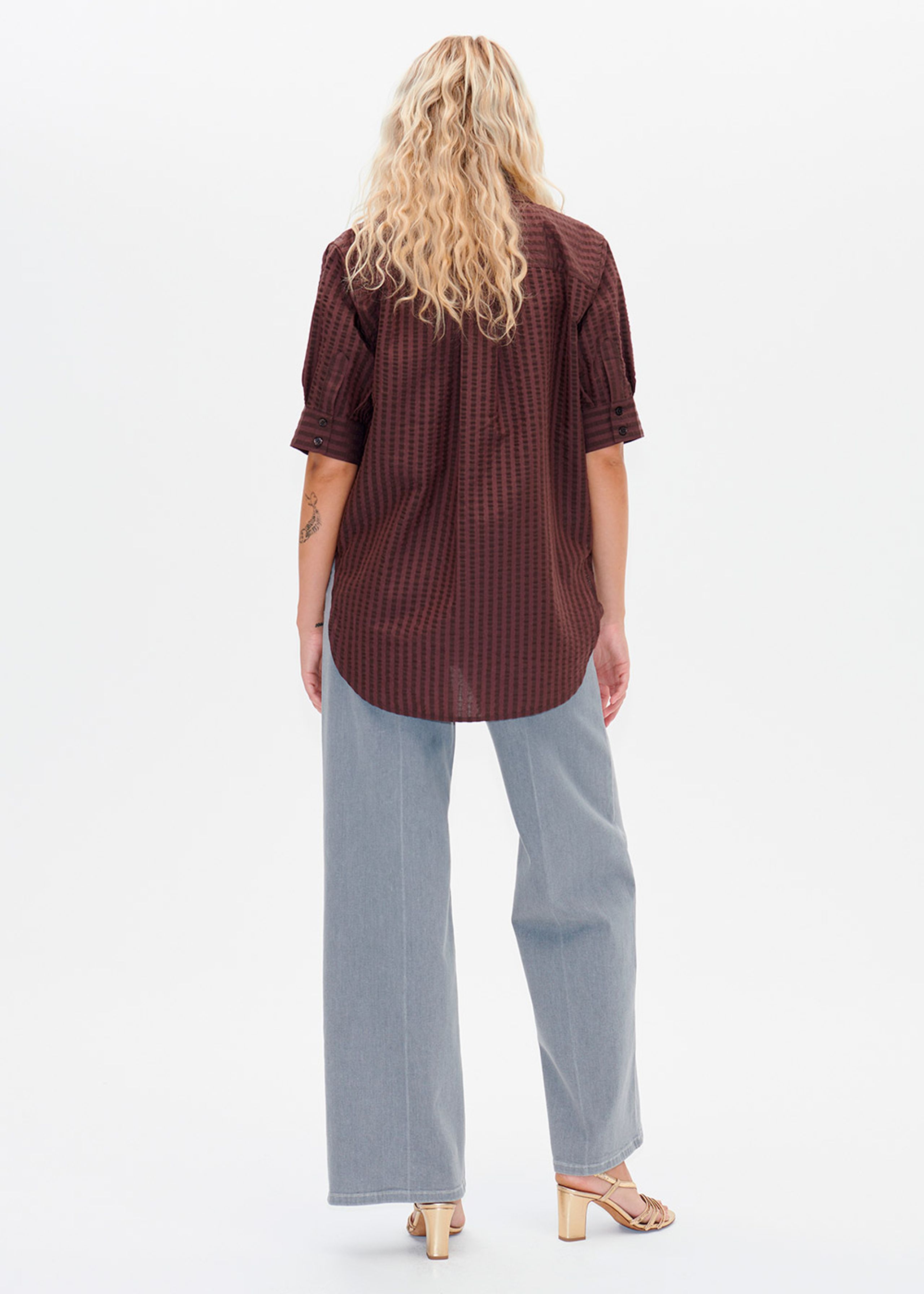 Baum und Pferdgarten - Skjorte - Majken - Deep Mahogany