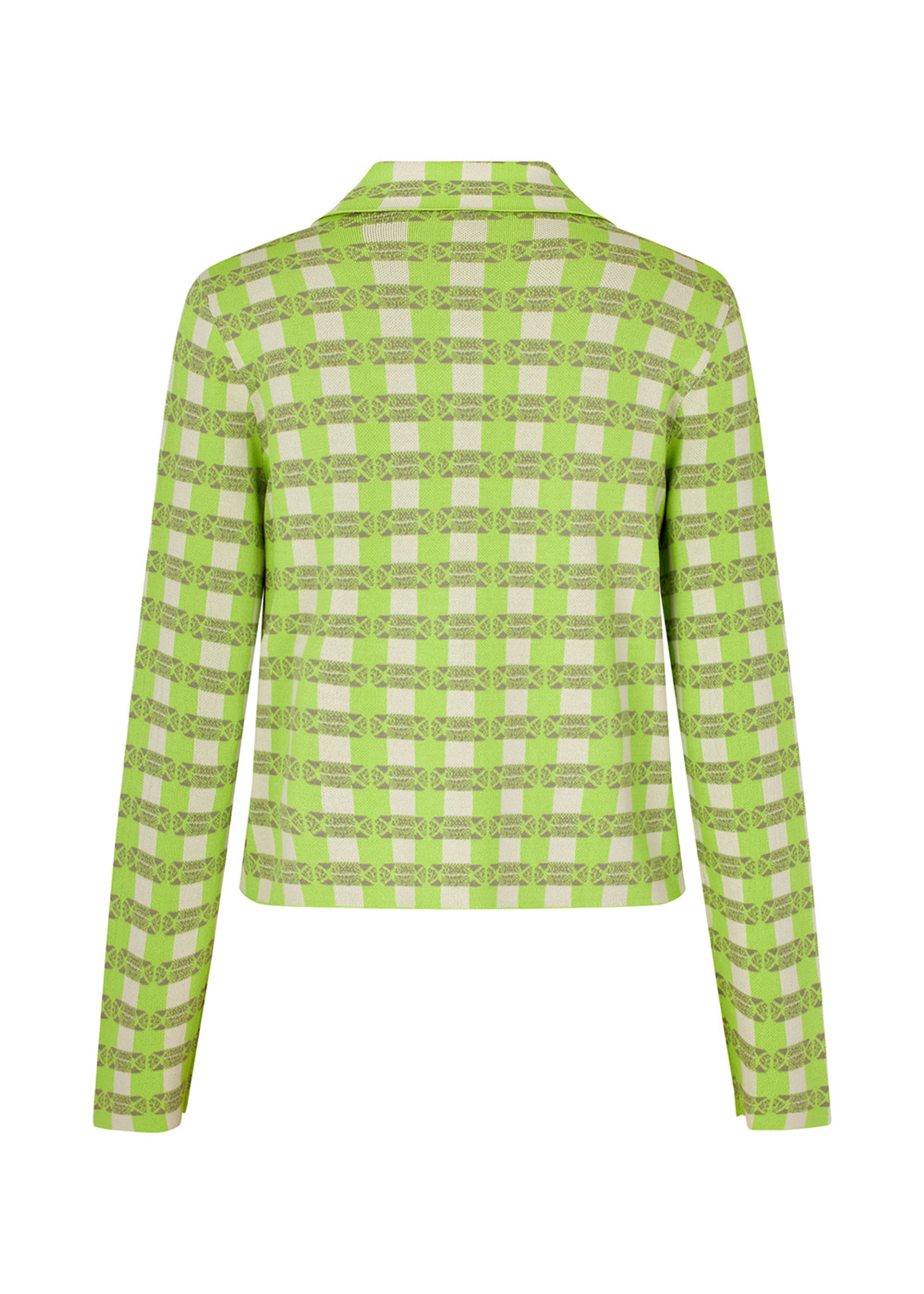 Baum und Pferdgarten - Camisa - Capera - Lime Green Check
