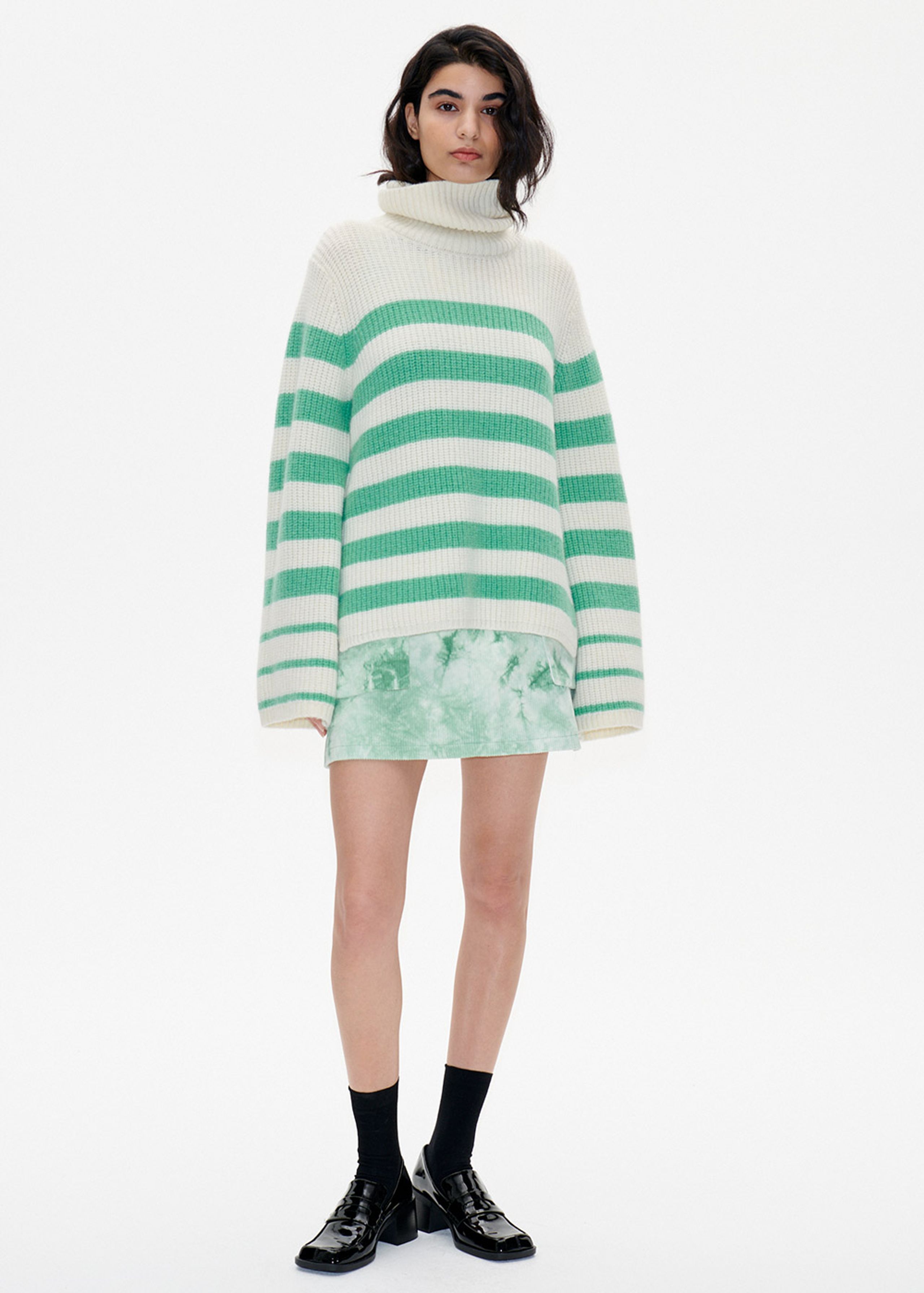 Baum und Pferdgarten - Strickware - Chikita - Creme Green Breton