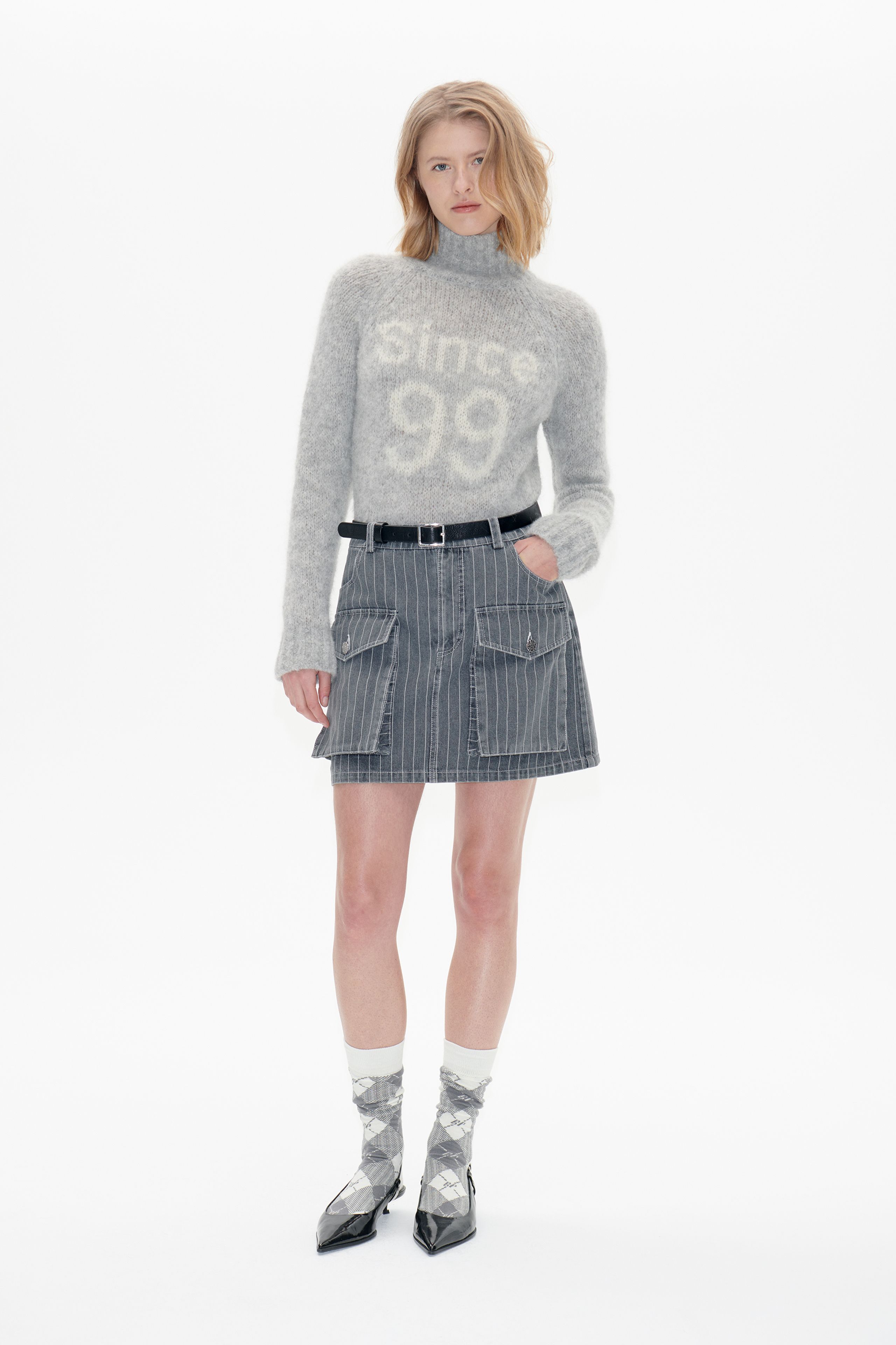 Baum und Pferdgarten - Sweater - Celena - Grey