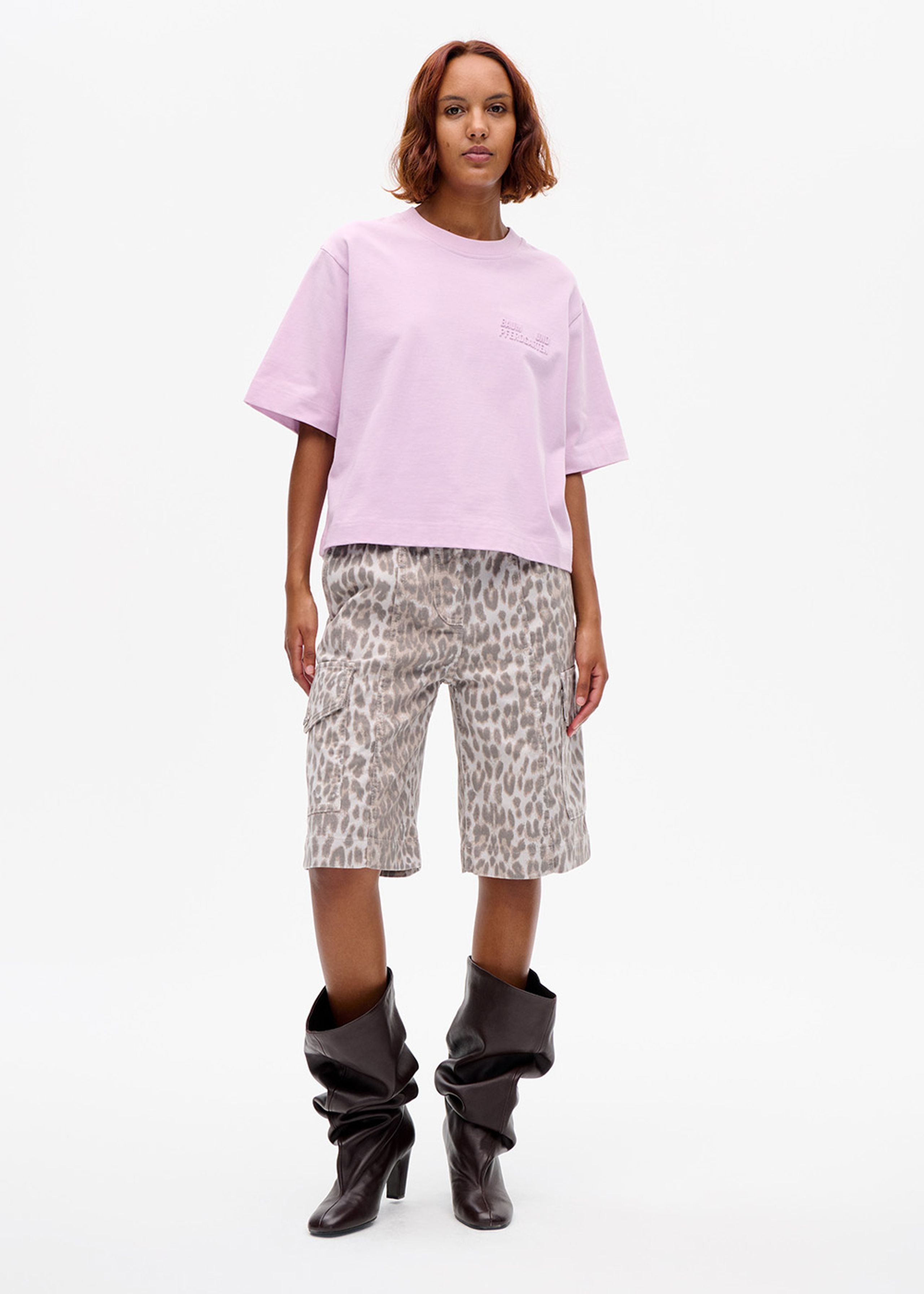 Baum und Pferdgarten - T-shirt - Jiana - Light Lilac