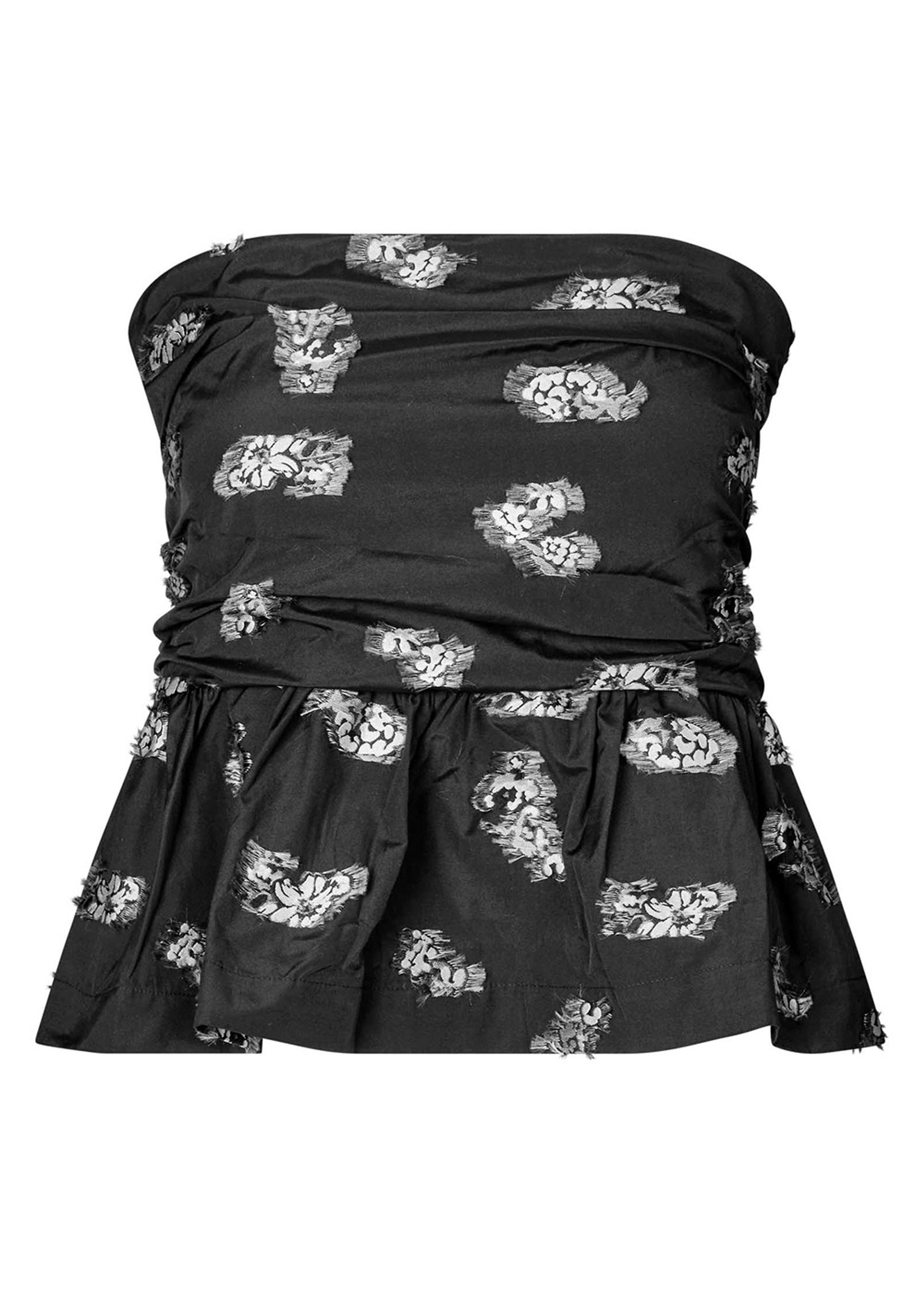 Baum und Pferdgarten - Top - Marie - Black Bouquet Jacquard