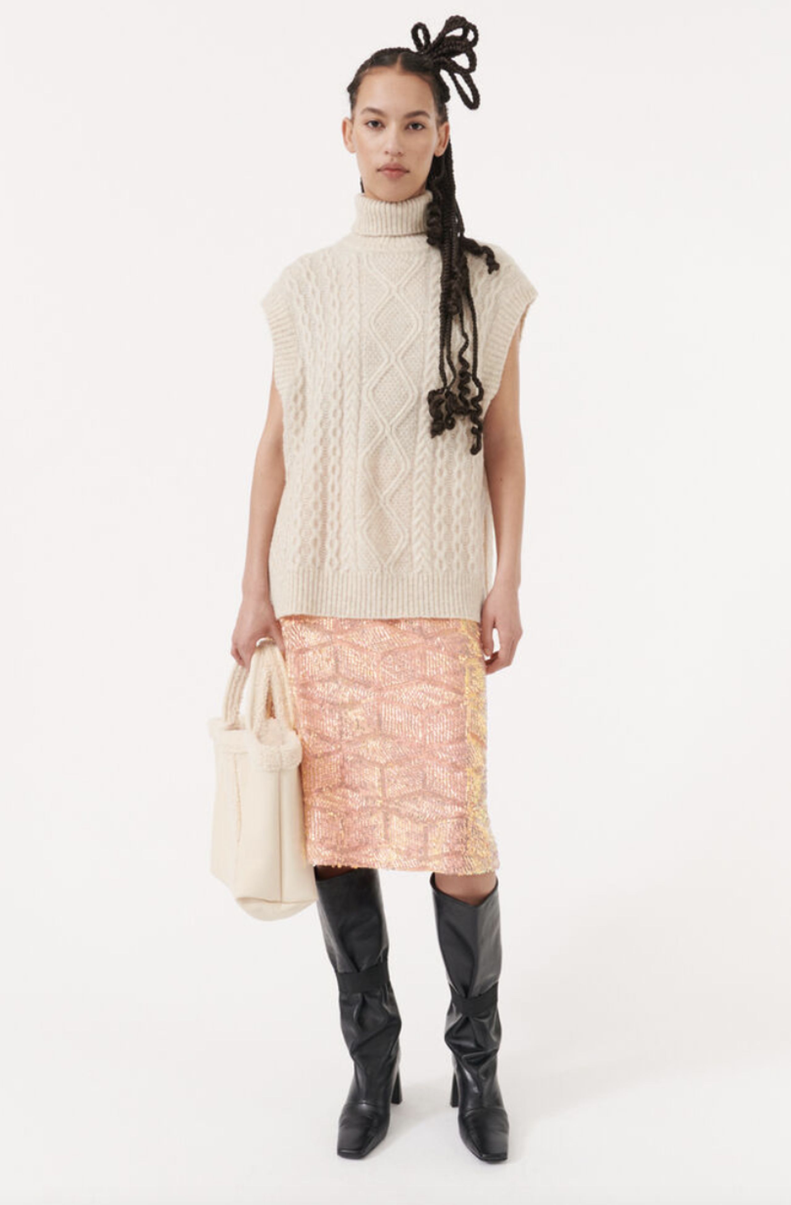 Baum und Pferdgarten - Vest - Cilina - Oatmeal Melange