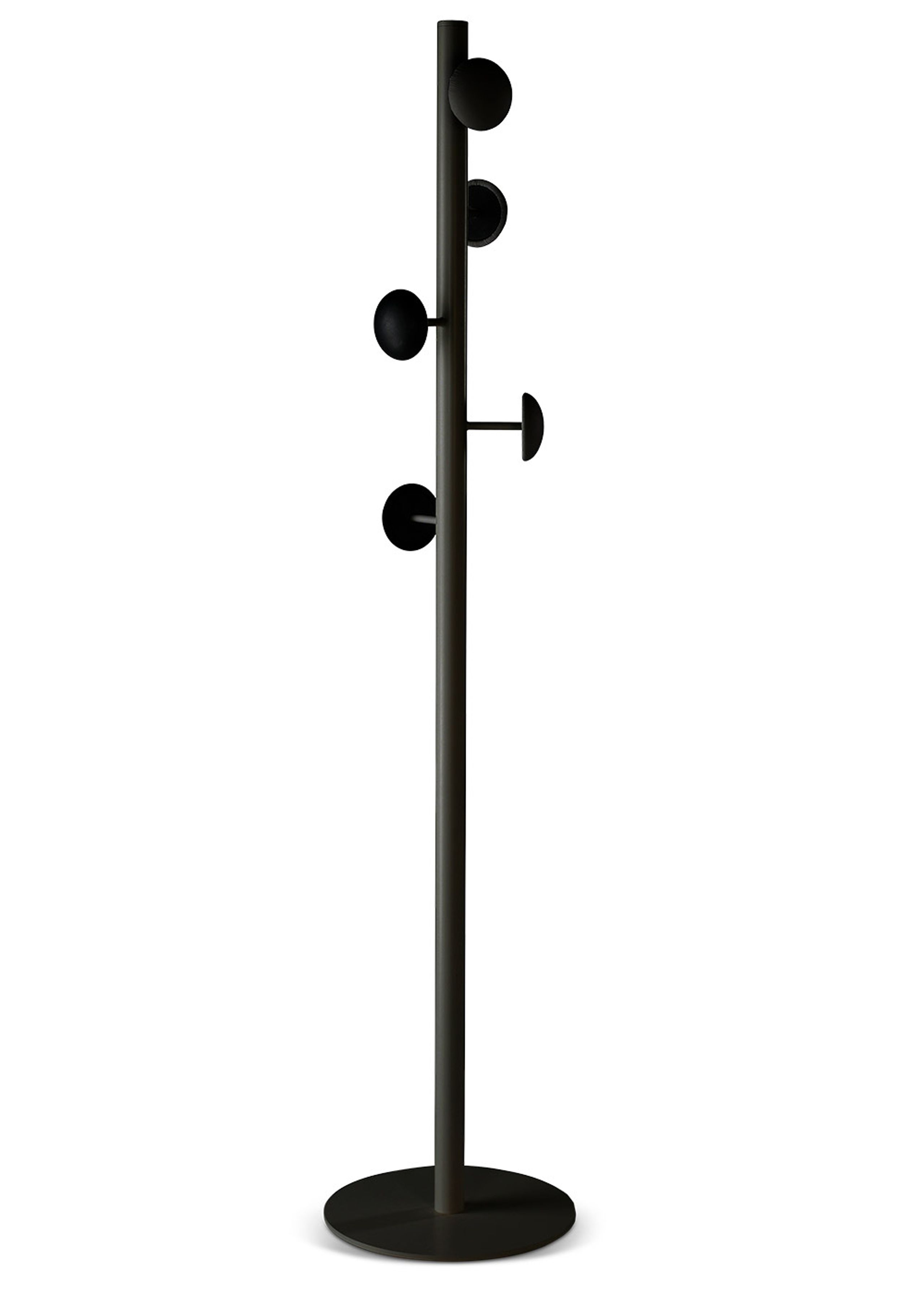 Bent Hansen - Cintres - Button-Up & Hang-Up - Hang-Up Black with 5 optional Button-Up hooks