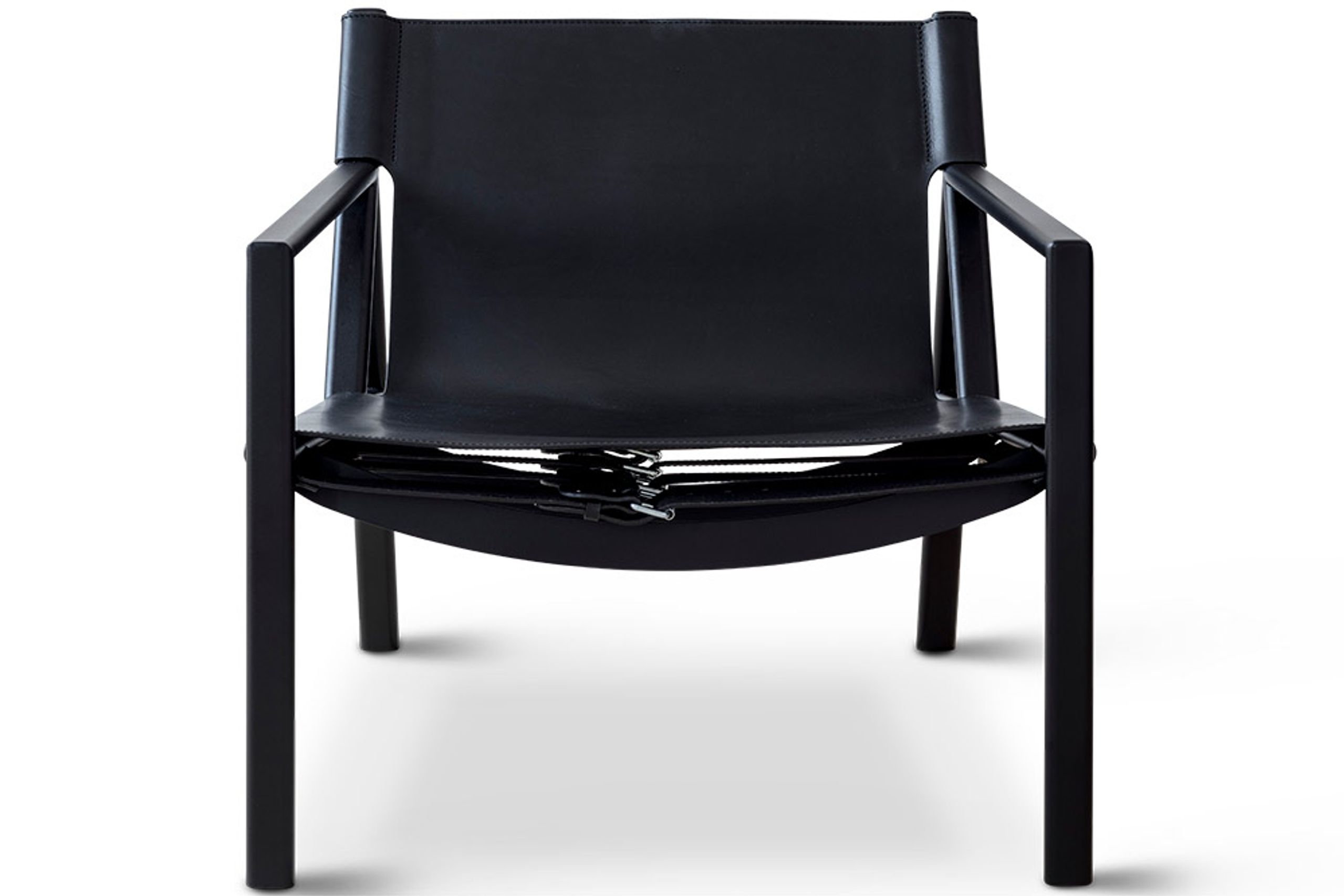 Bent Hansen - Armchair - Tension Lounge Chair - Black leather