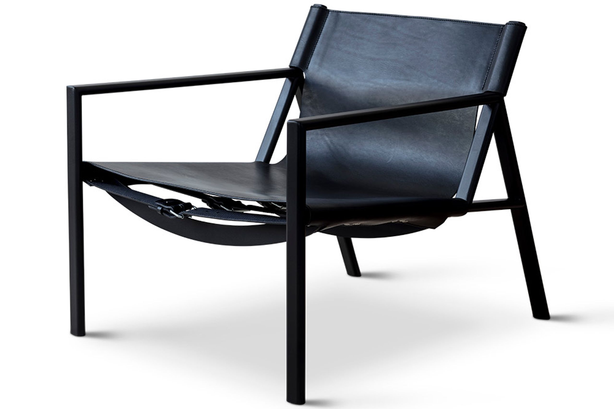 Bent Hansen - Armchair - Tension Lounge Chair - Black leather