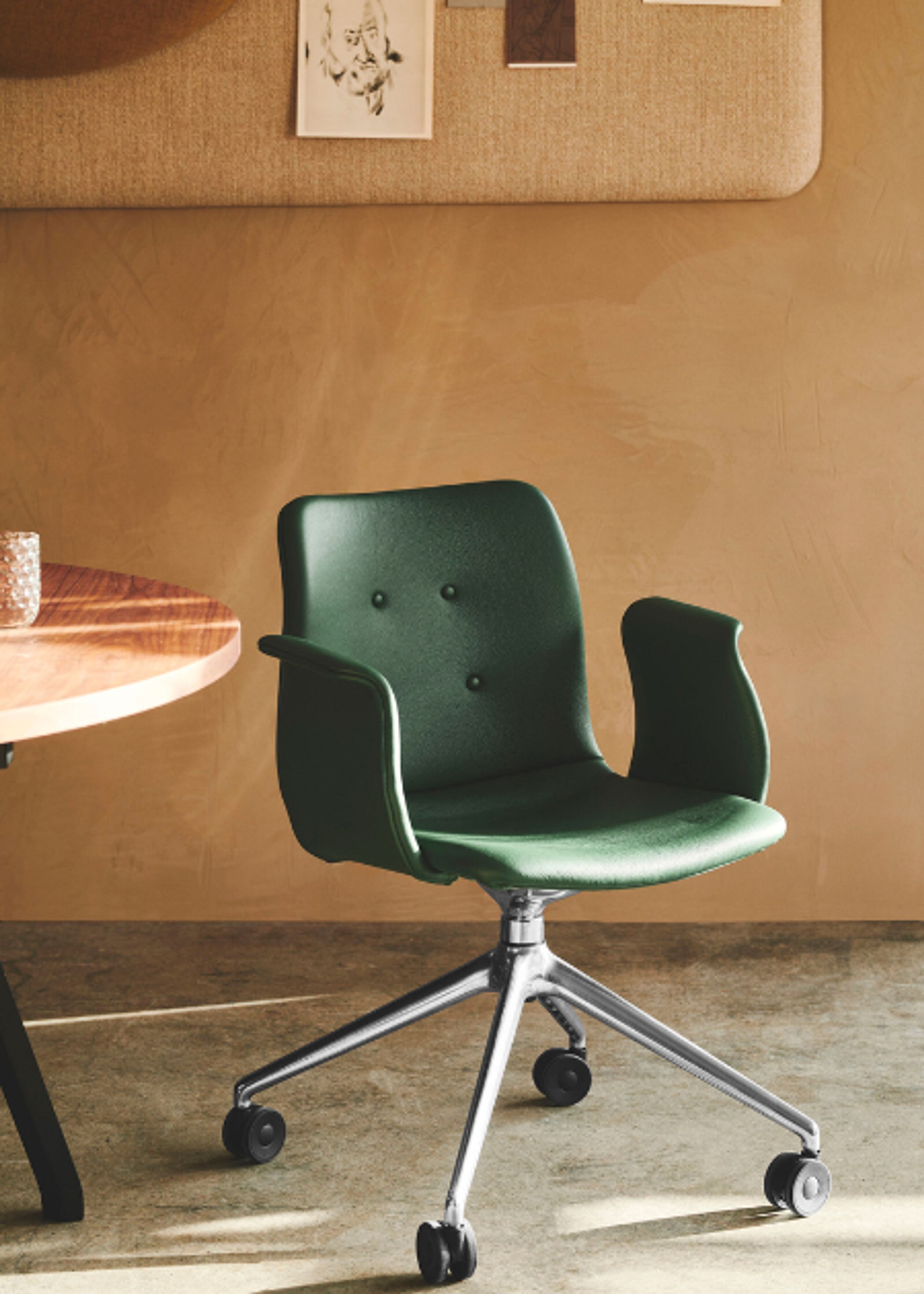 Bent Hansen - Chair - Primum Chair Dynamic - Zenso 2 Læder 207 - Black