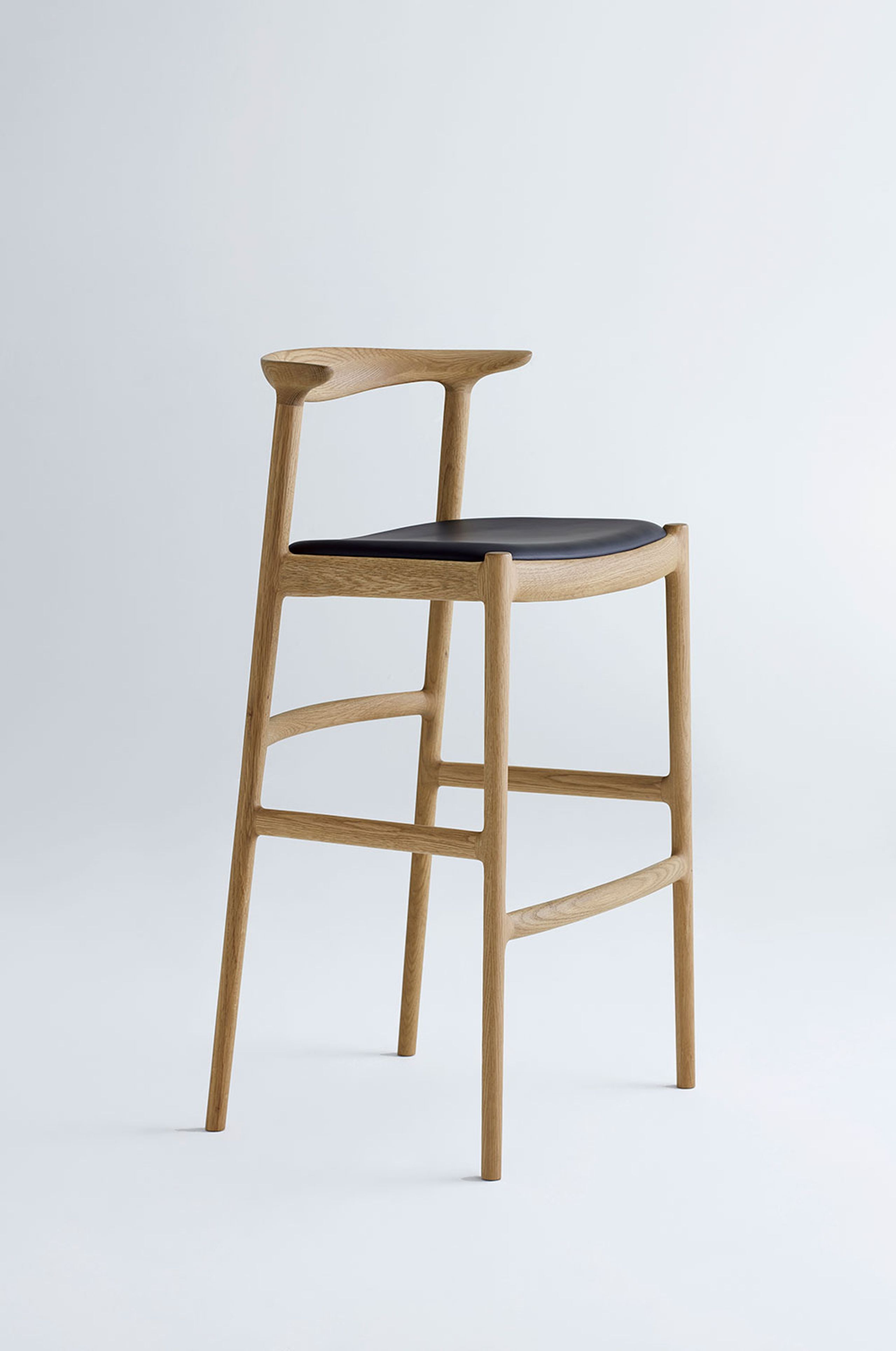 Bernstorffsminde - Bar stool - Bridge Barchair - Oiled Oak