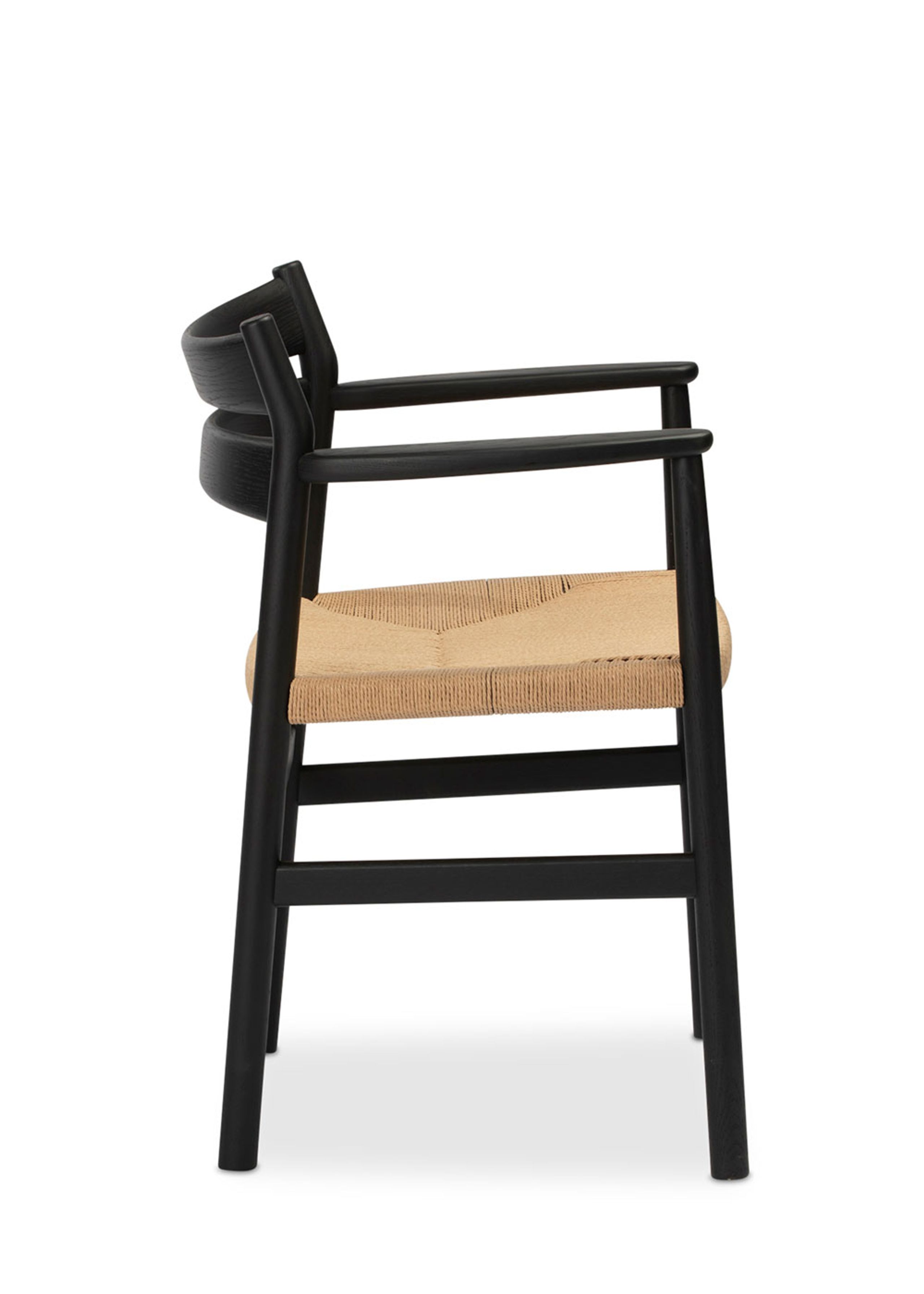 Bernstorffsminde - Fauteuil - BM2 Armchair - Oak / Black Lacquer