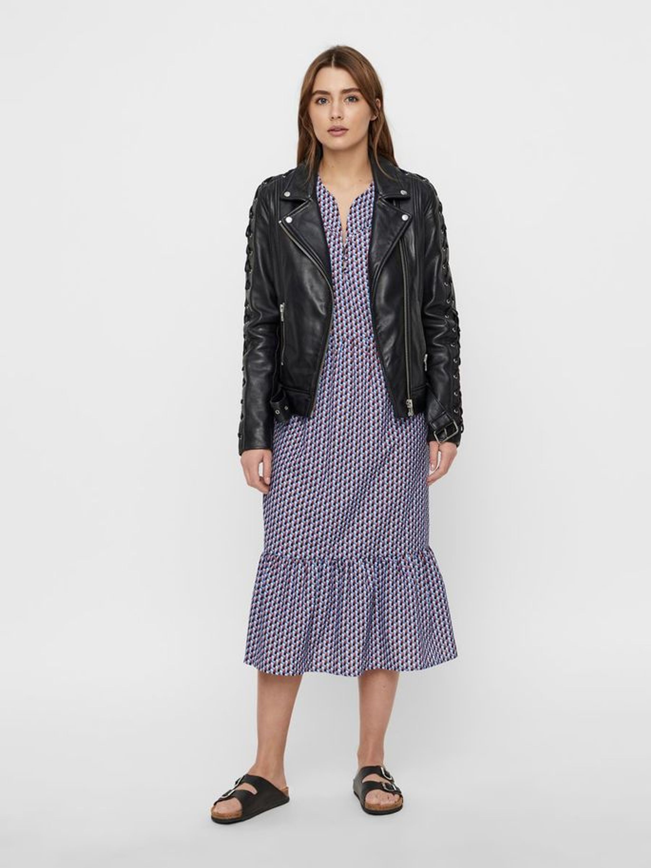 Bianco - Sandals - Betricia Buckle Sandal - Black Leather